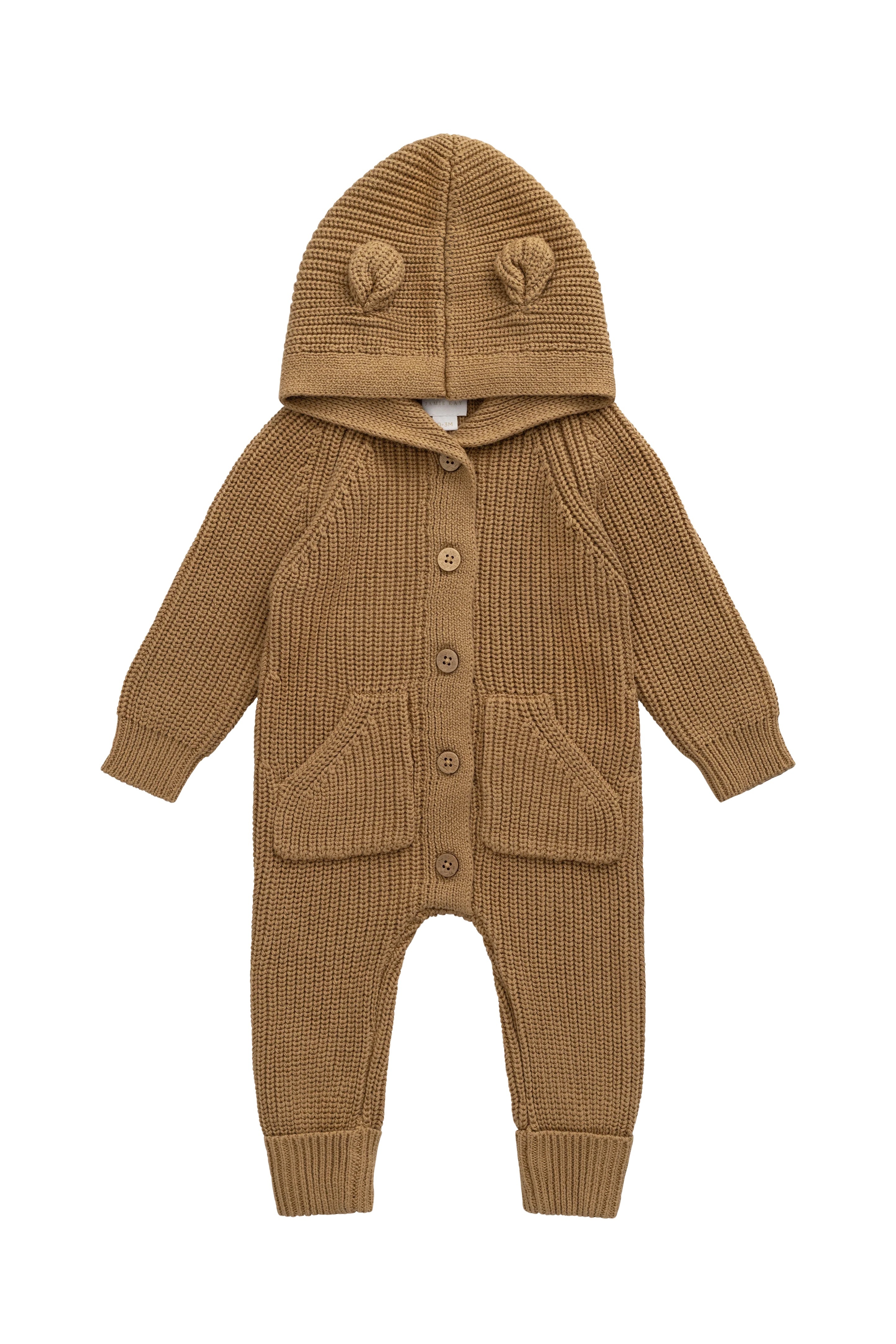 【預購】JAMIE KAY -Bear Onepiece（Tawny Brown）