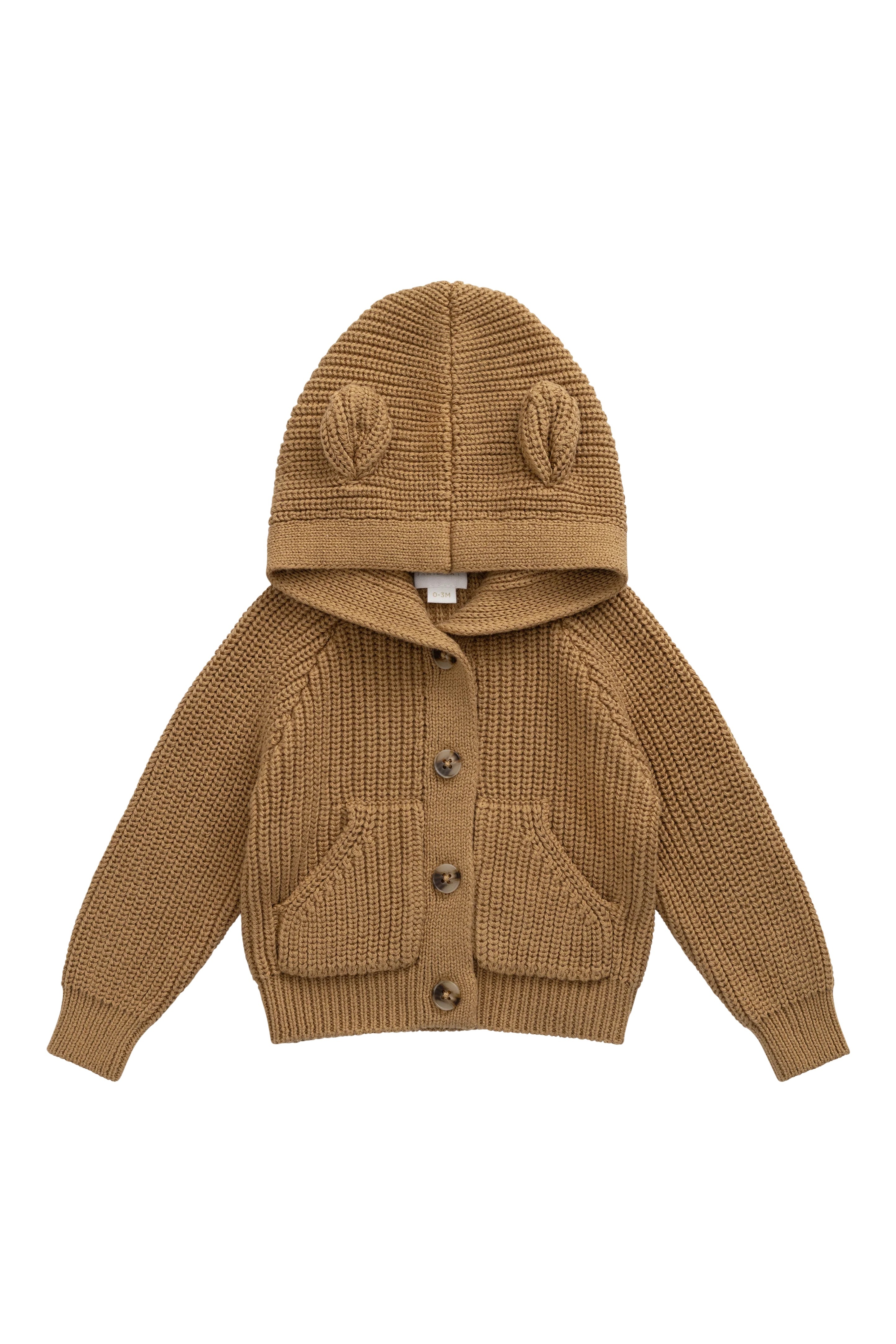【預購】JAMIE KAY -Bear Cardigan（Tawny Brown）
