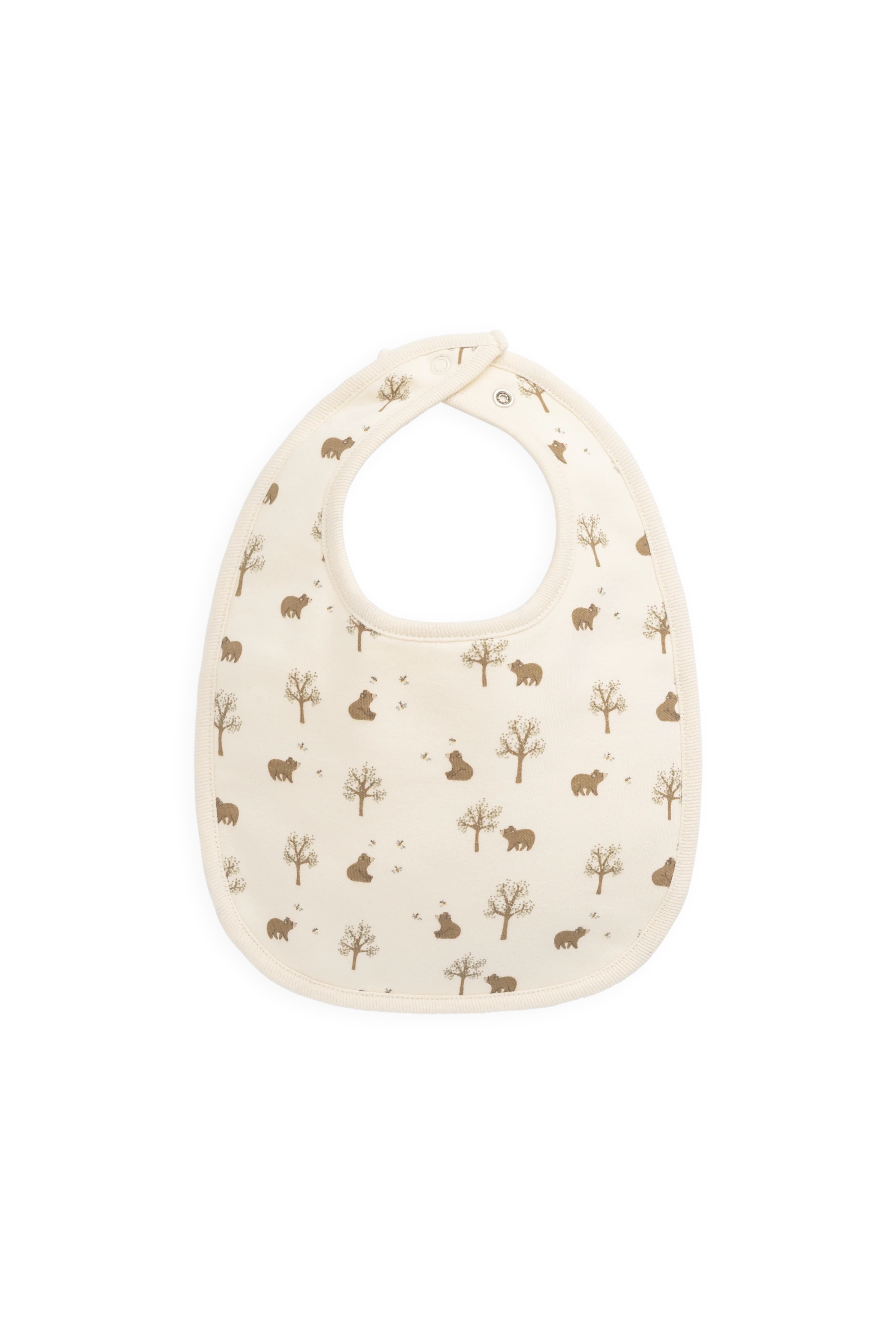 【預購】JAMIE KAY -Organic Cotton Bib（Honey Bear Cloud）