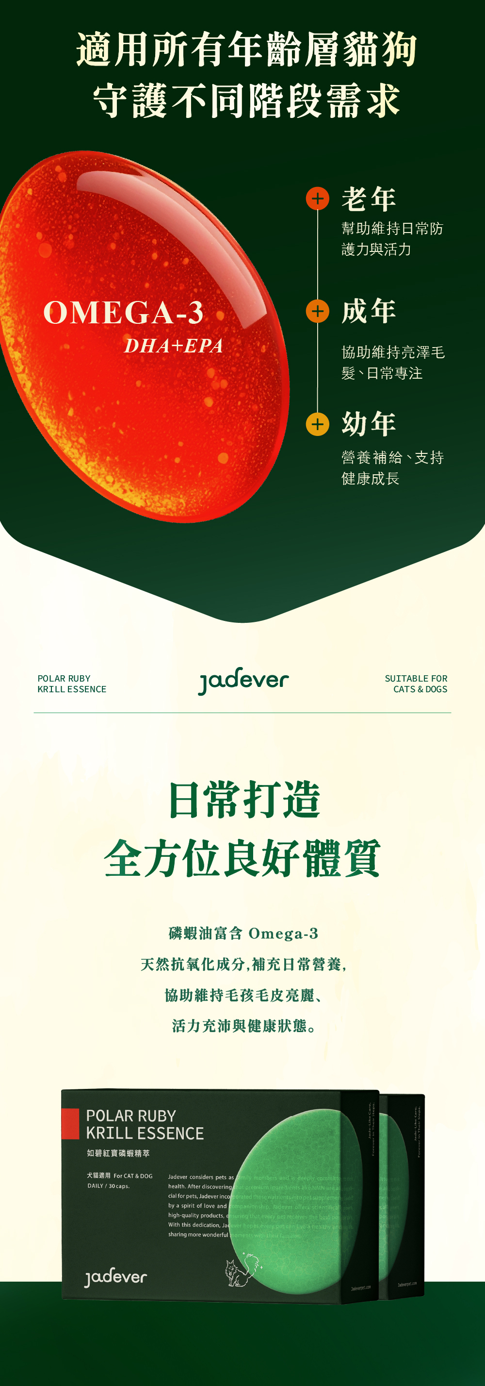 Jadever 如碧紅寶磷蝦精萃（30顆/盒） 商品介紹圖 3