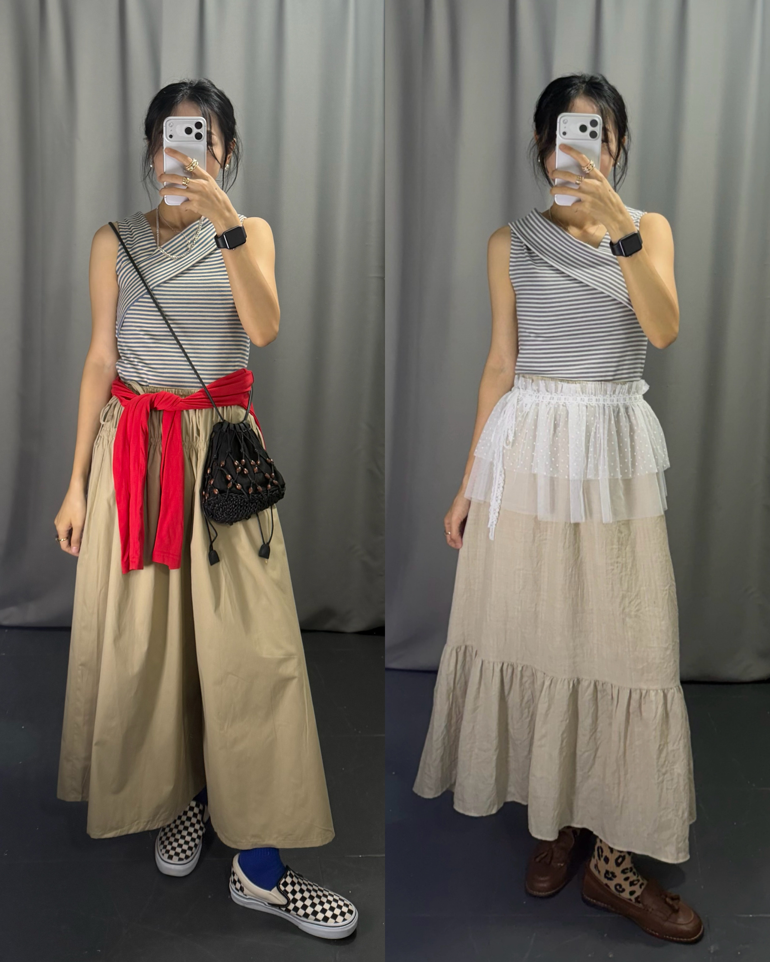 5月新品♥勁顯瘦橫間背心
