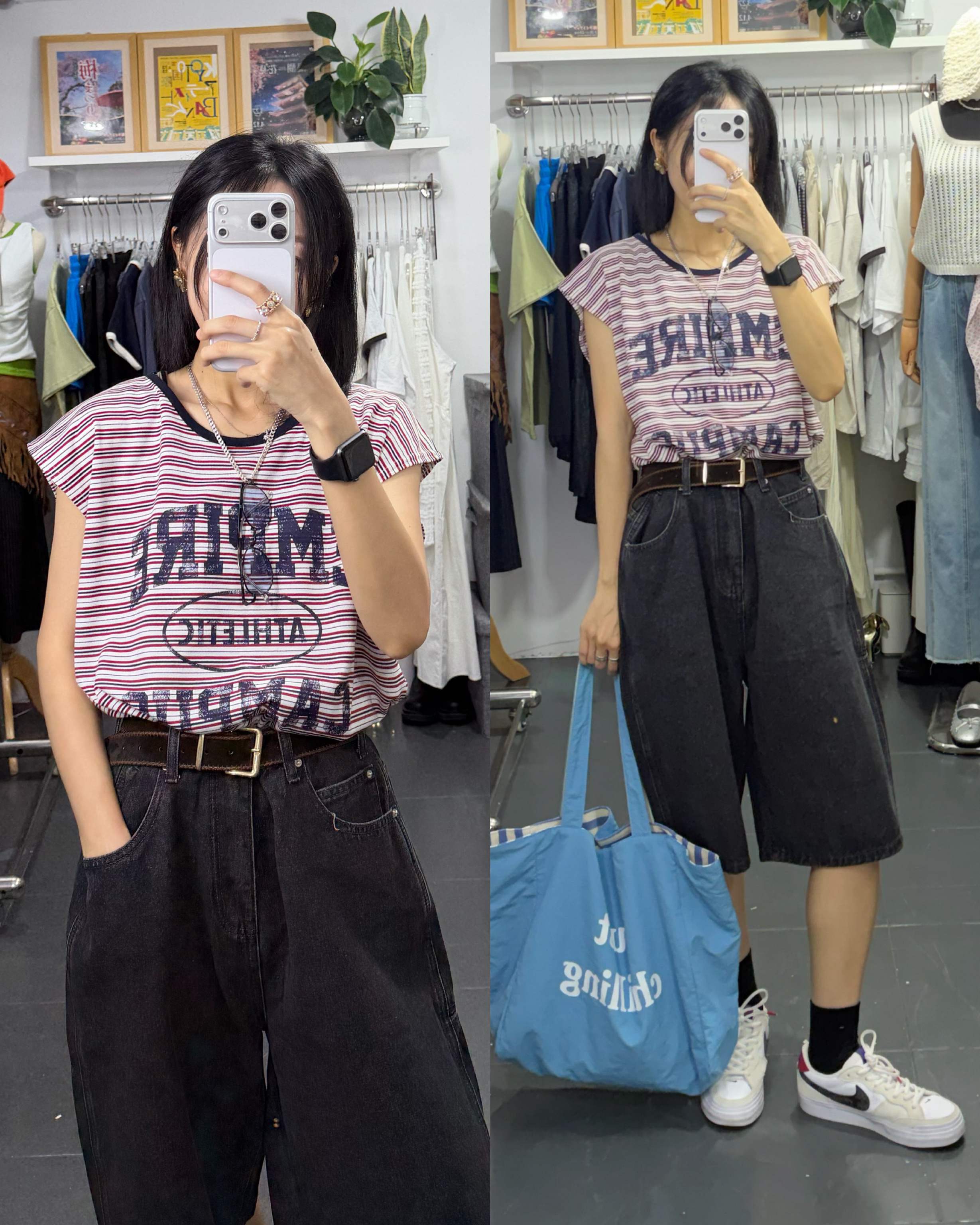 5月新品♥休閑橫間Tee