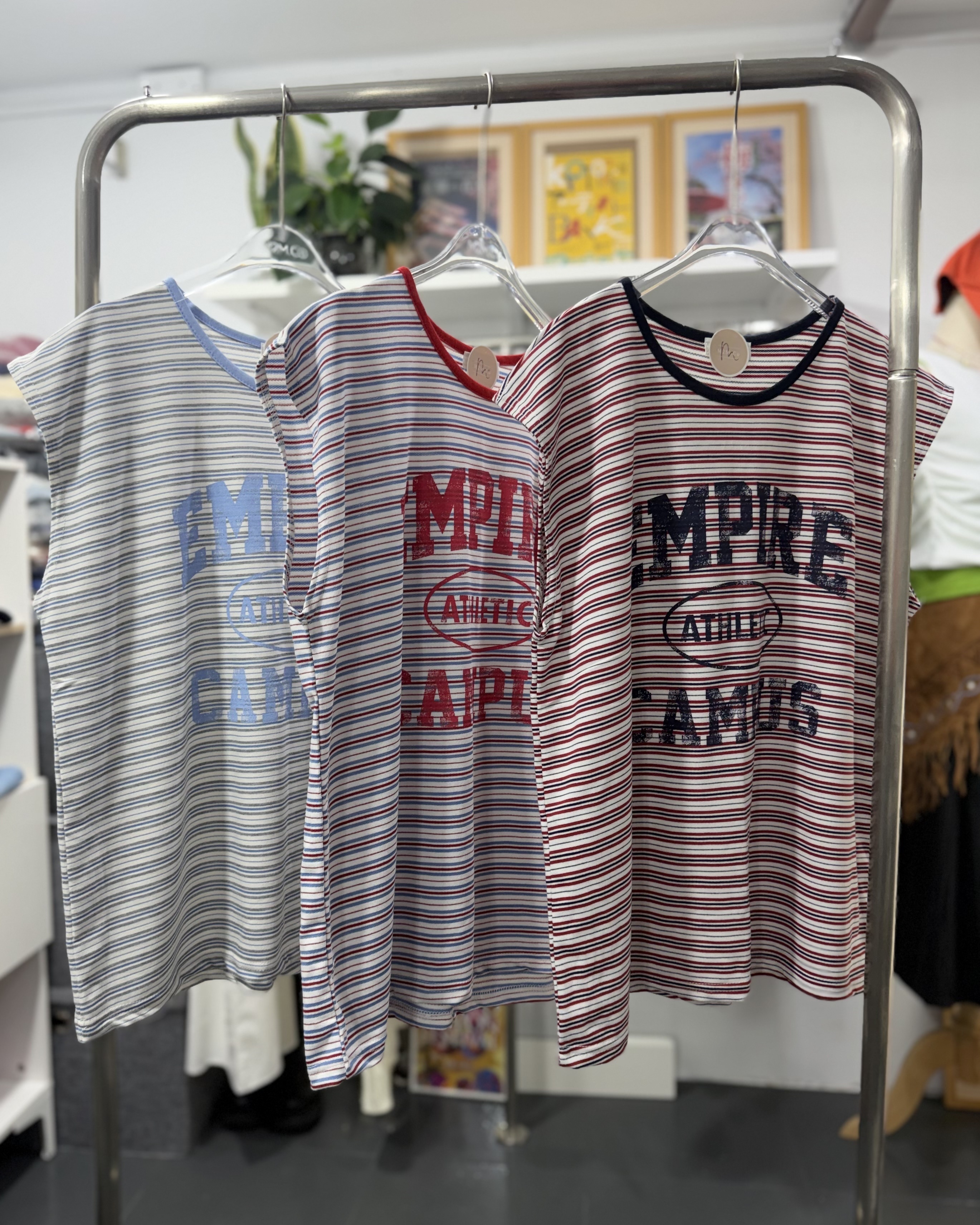 5月新品♥休閑橫間Tee