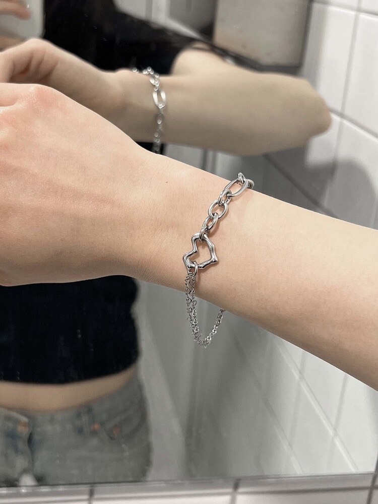(預購) 韓國 OFUSE 3 heart bracelet