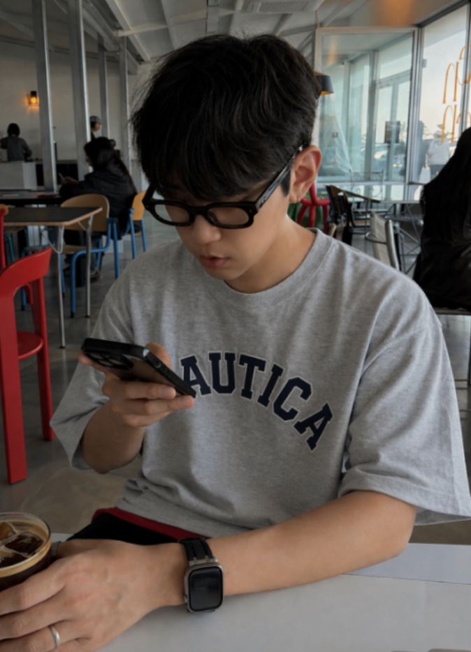 韓國 Nautica Arch Logo Tee [482]