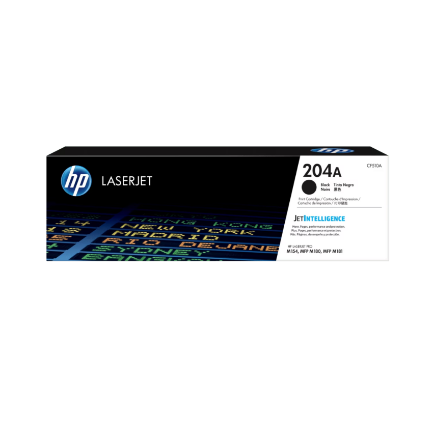 HP 204A 黑色原廠 LaserJet 碳粉匣 (CF510A)