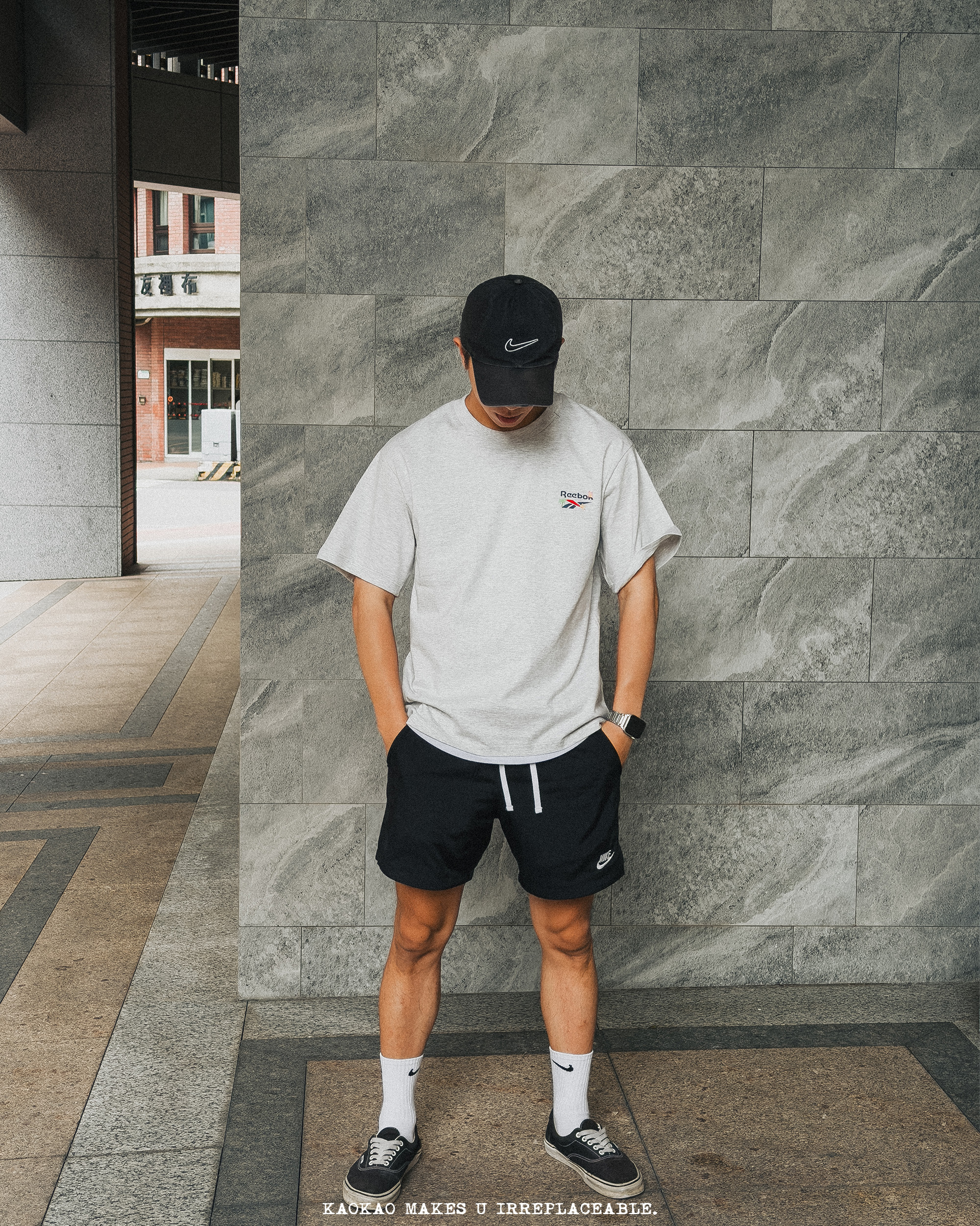 Reebok 280g 高磅數 「蠟筆塗鴉」短T