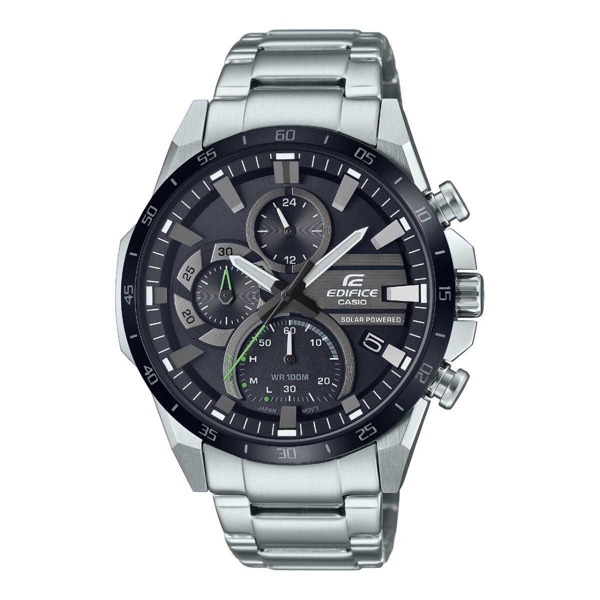 【 EDIFICE】太陽能 跑車風格 計時碼表 EQS-940DB-1A 45.5mm 現代鐘錶