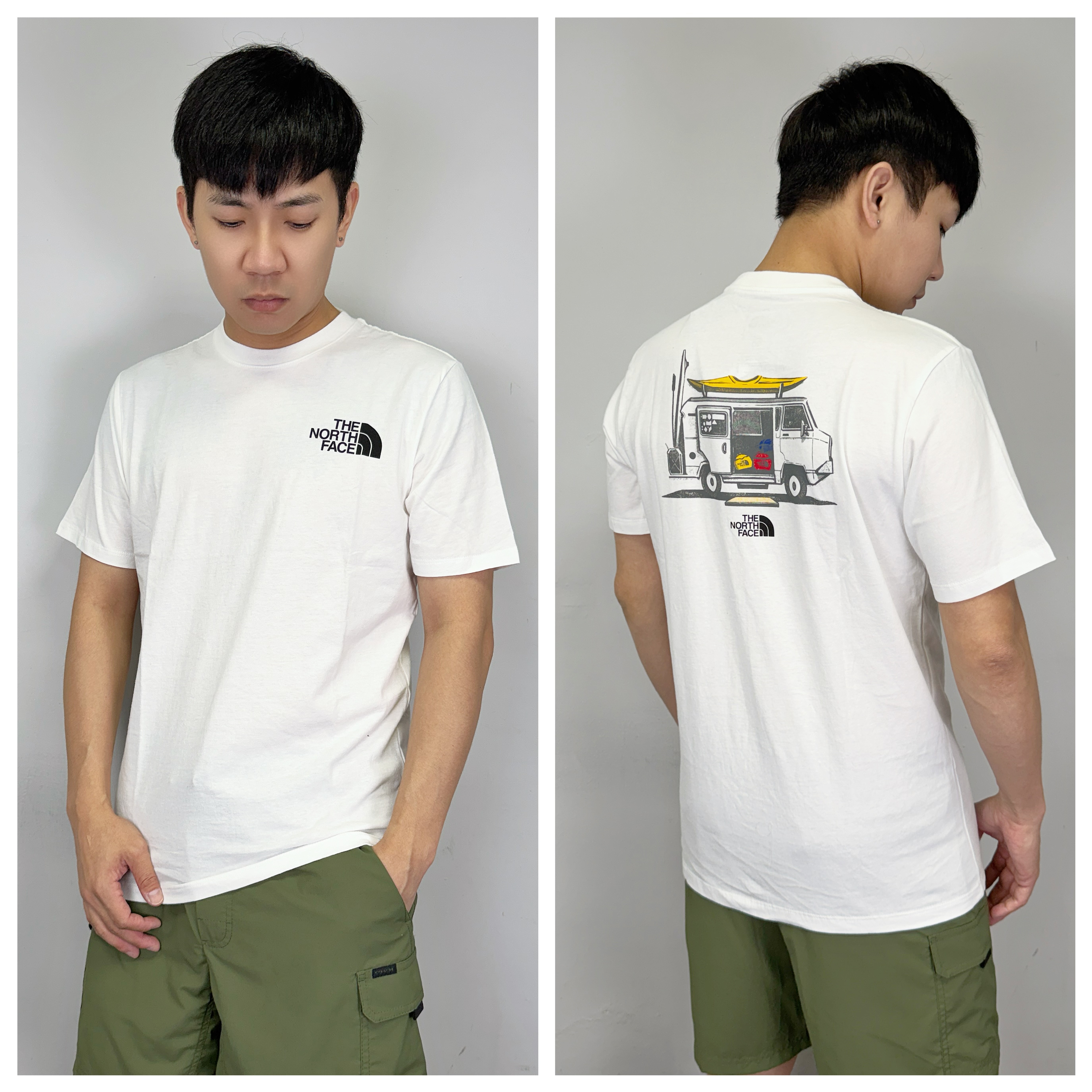 The North Face 北臉 背後露營車 短袖上衣 短T