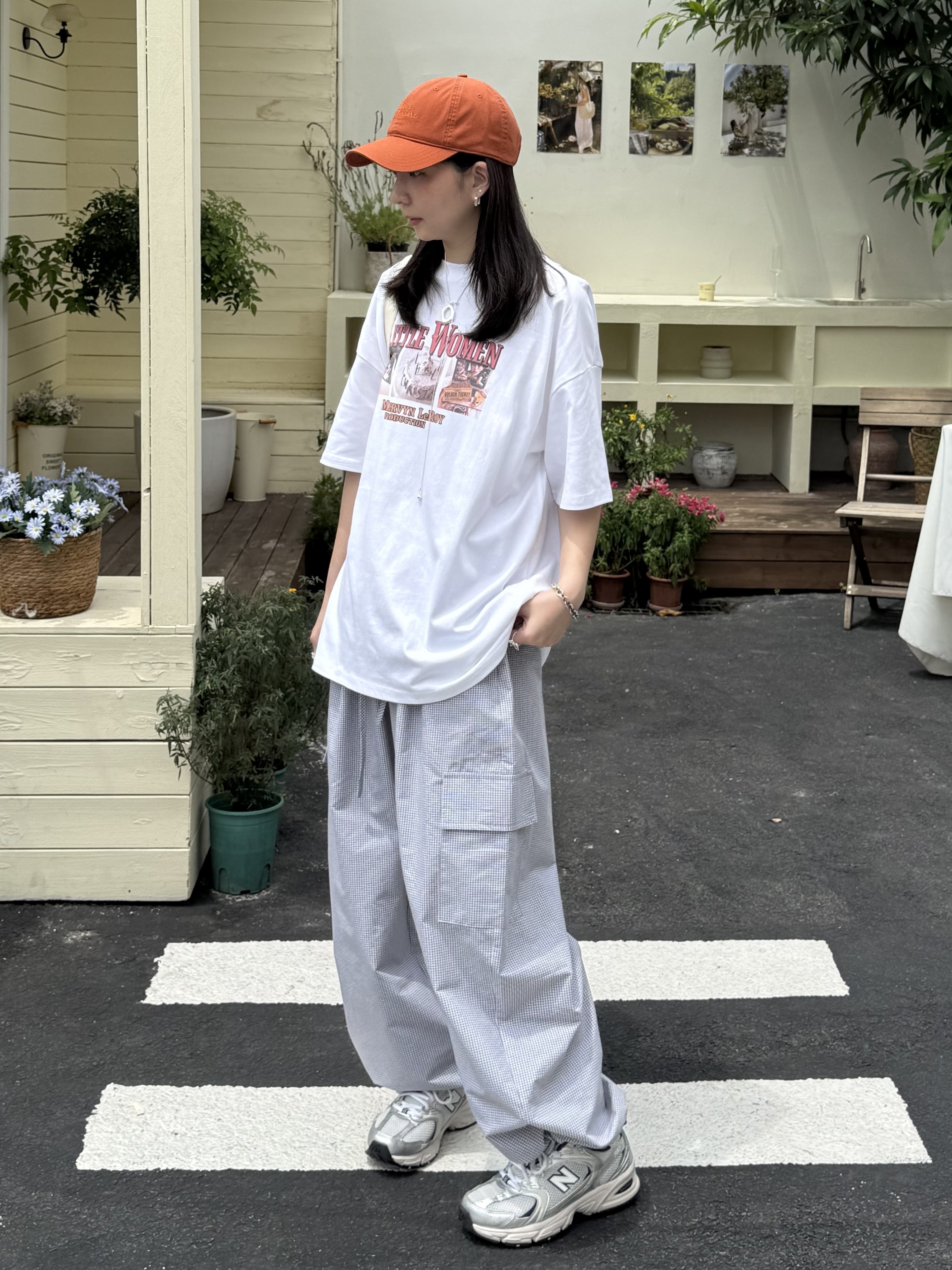 美式圖案大T