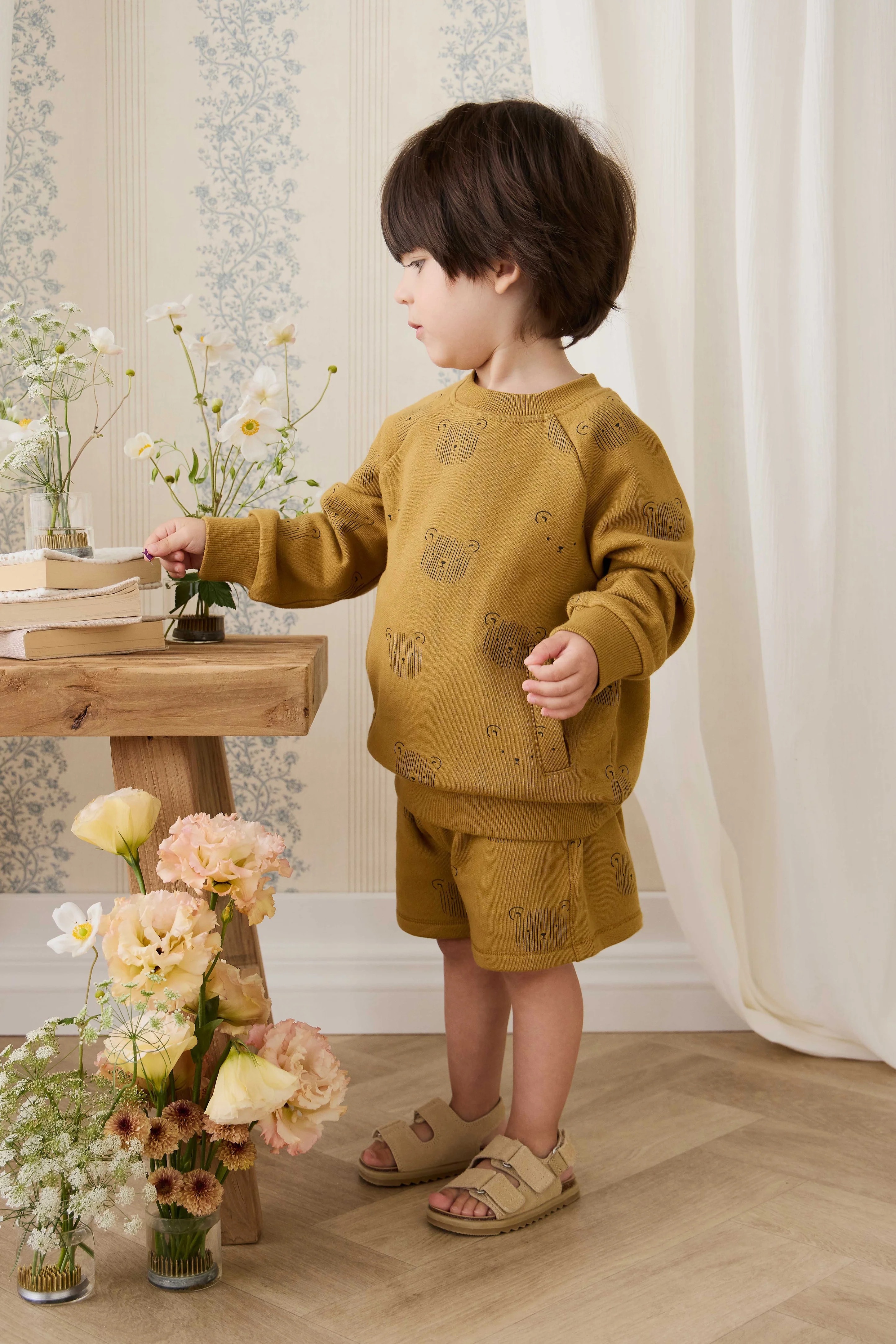 【預購】JAMIE KAY -Organic Cotton Jalen Short（Buckwheat Teddy Face）
