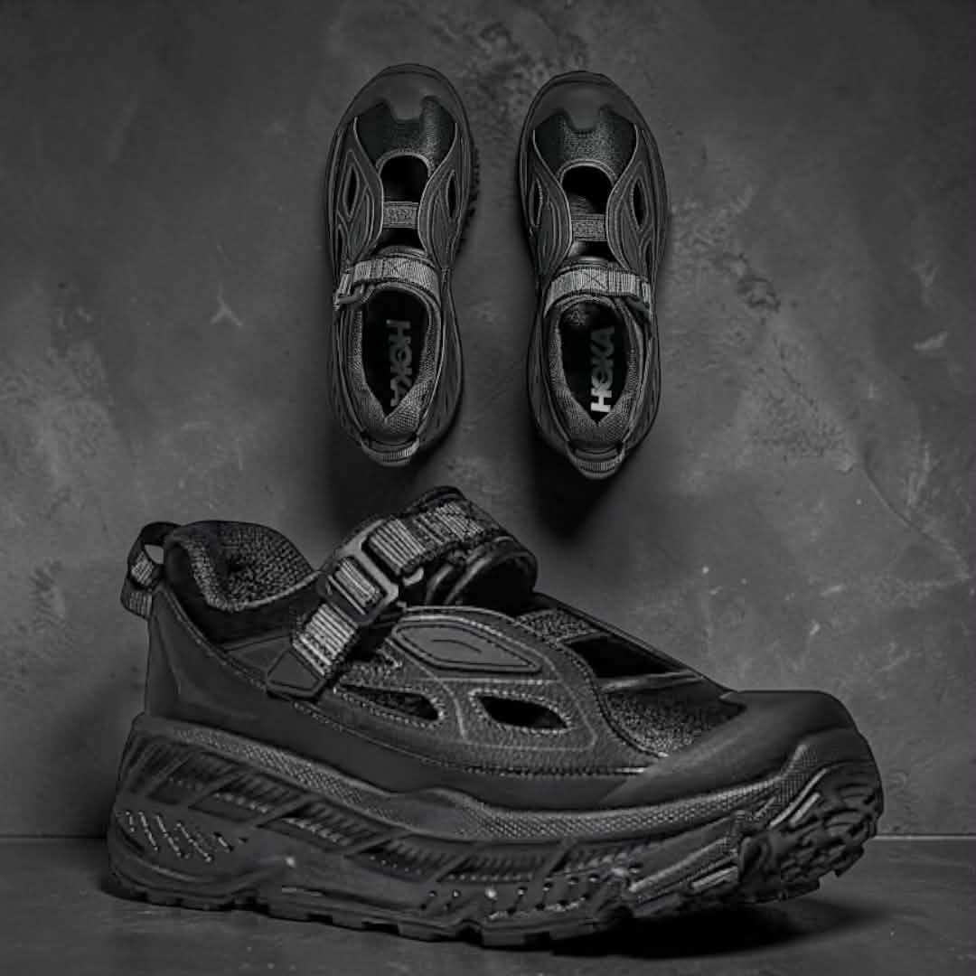 HOKA ONE ONE Stinson Breeze 越野跑鞋 黑色/白色 黑1174450-BBNB/白1174450-FGRT