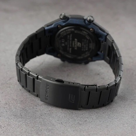 【 EDIFICE】臂懸吊系統 太陽能 碳纖維雙顯手錶 ECB-2300DC-1A 45.8mm 現代鐘錶