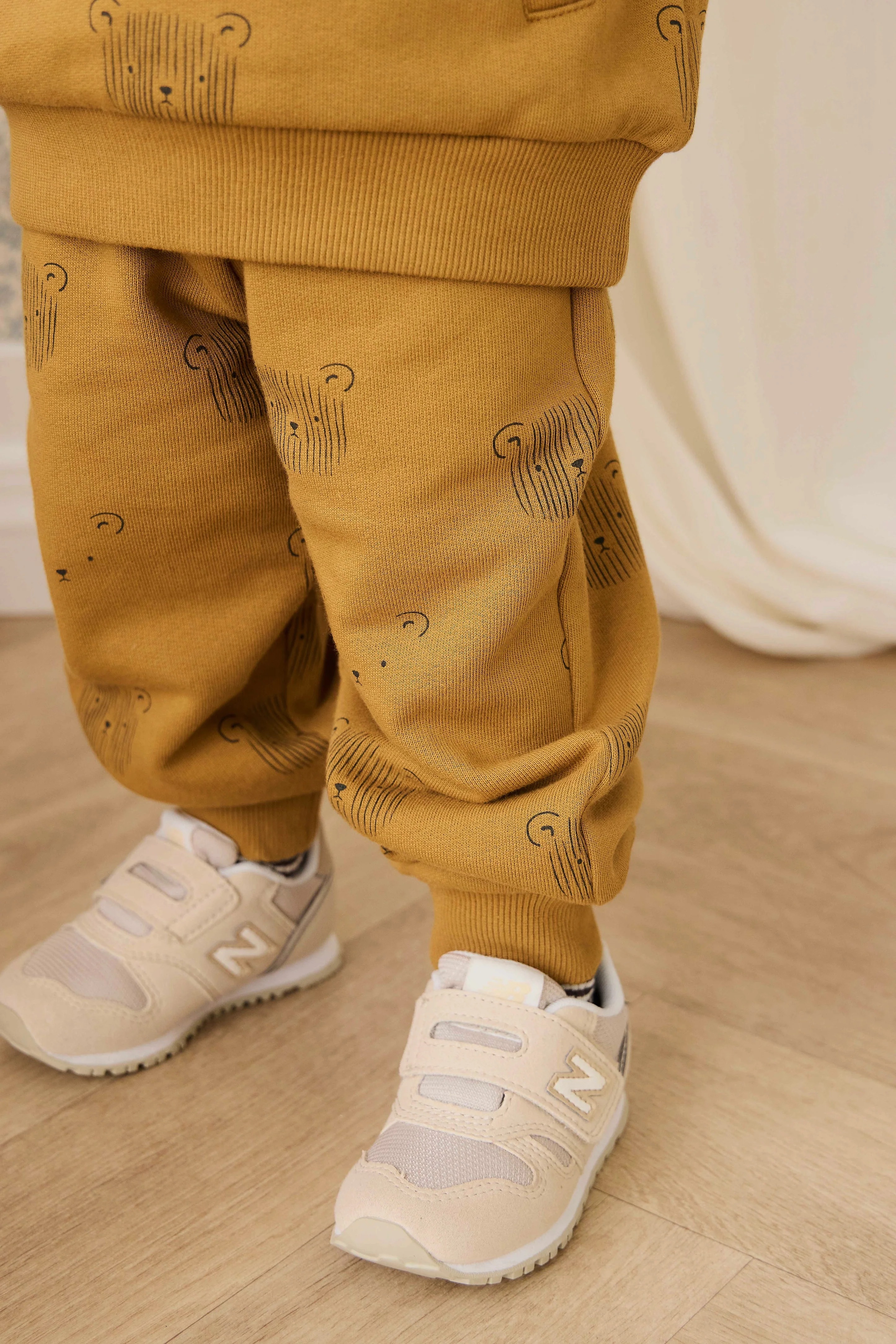 【預購】JAMIE KAY -Organic Cotton Nash Track Pant（Buckwheat Teddy Face）
