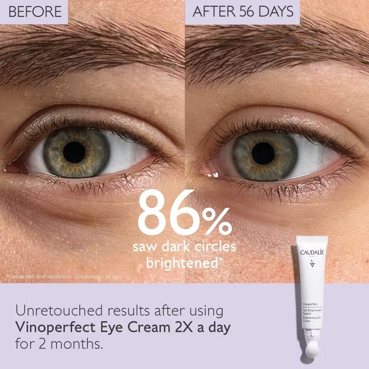 【現貨】法國CAUDALIE Vinoperfect 葡萄蔓極緻完美系列抗黑眼圈眼霜5ml