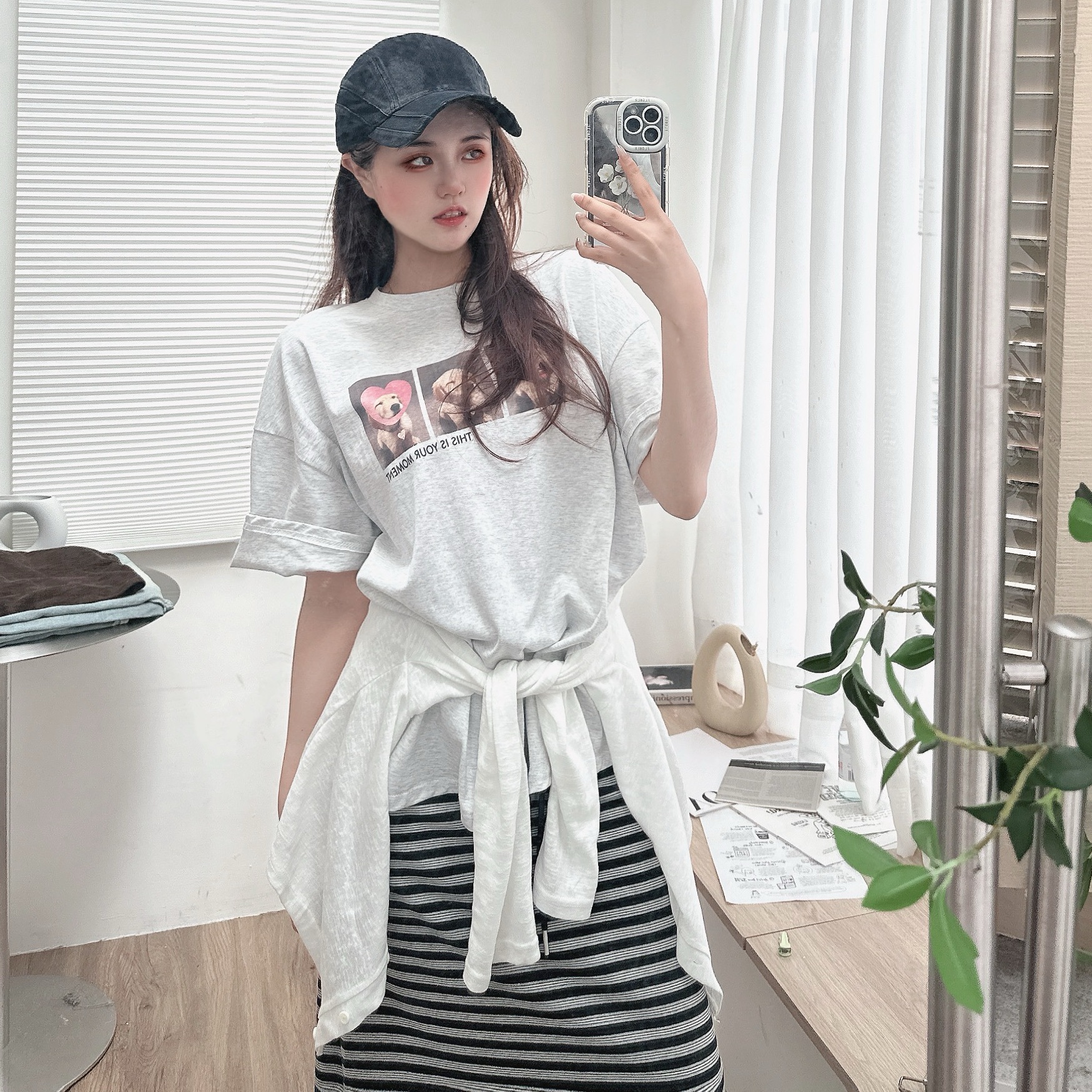 愛心狗狗相片圖TEE