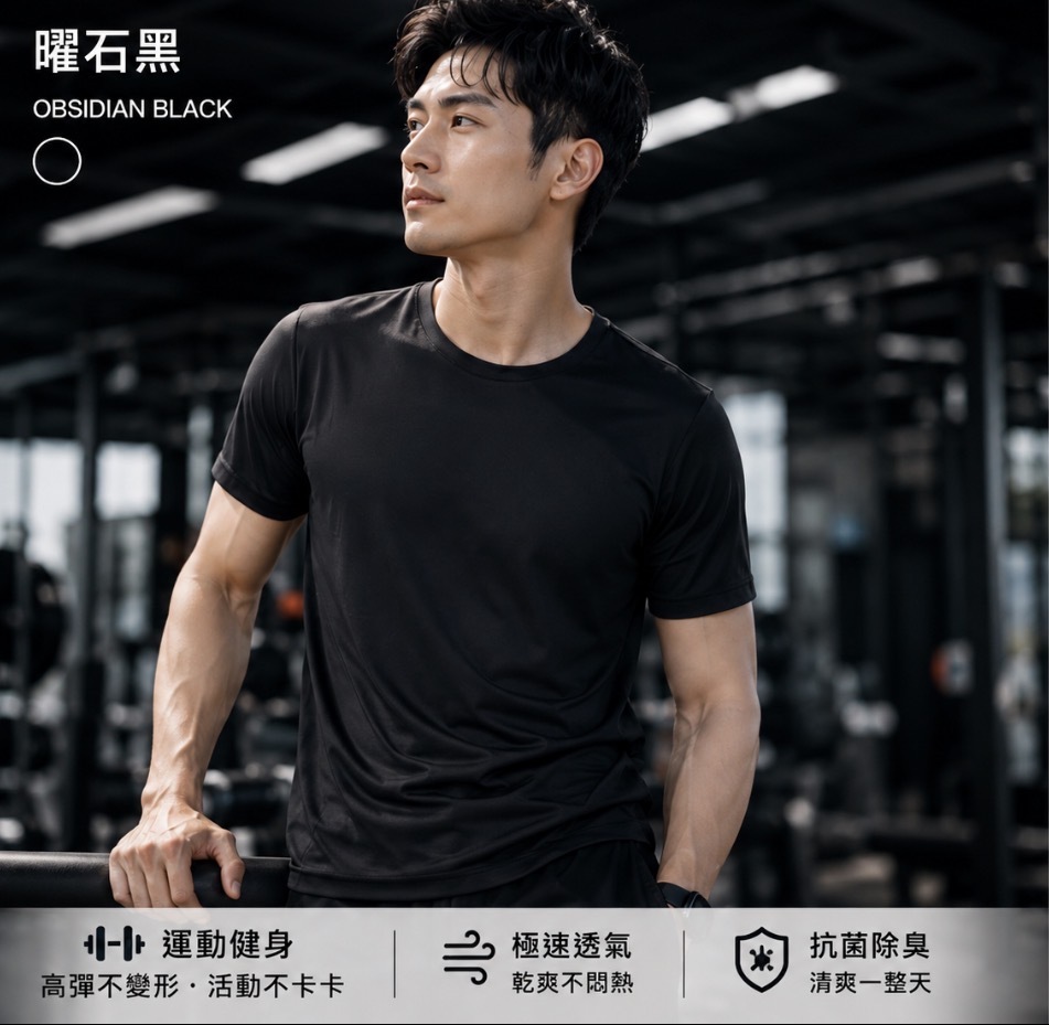0重力極細纖維涼感T單件 ：瞬間涼感， 0.5秒快速吸汗帶走汗臭， 超彈力！ 內穿外搭夏日神器 (7月中出貨 原奇異T下單尺寸XL, 涼感T 需下單3XL 以此類推)