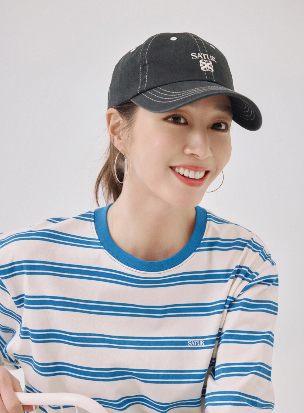 韓國 SATUR Contrast Color Stitch Dyed Ball Cap (5 Colours)