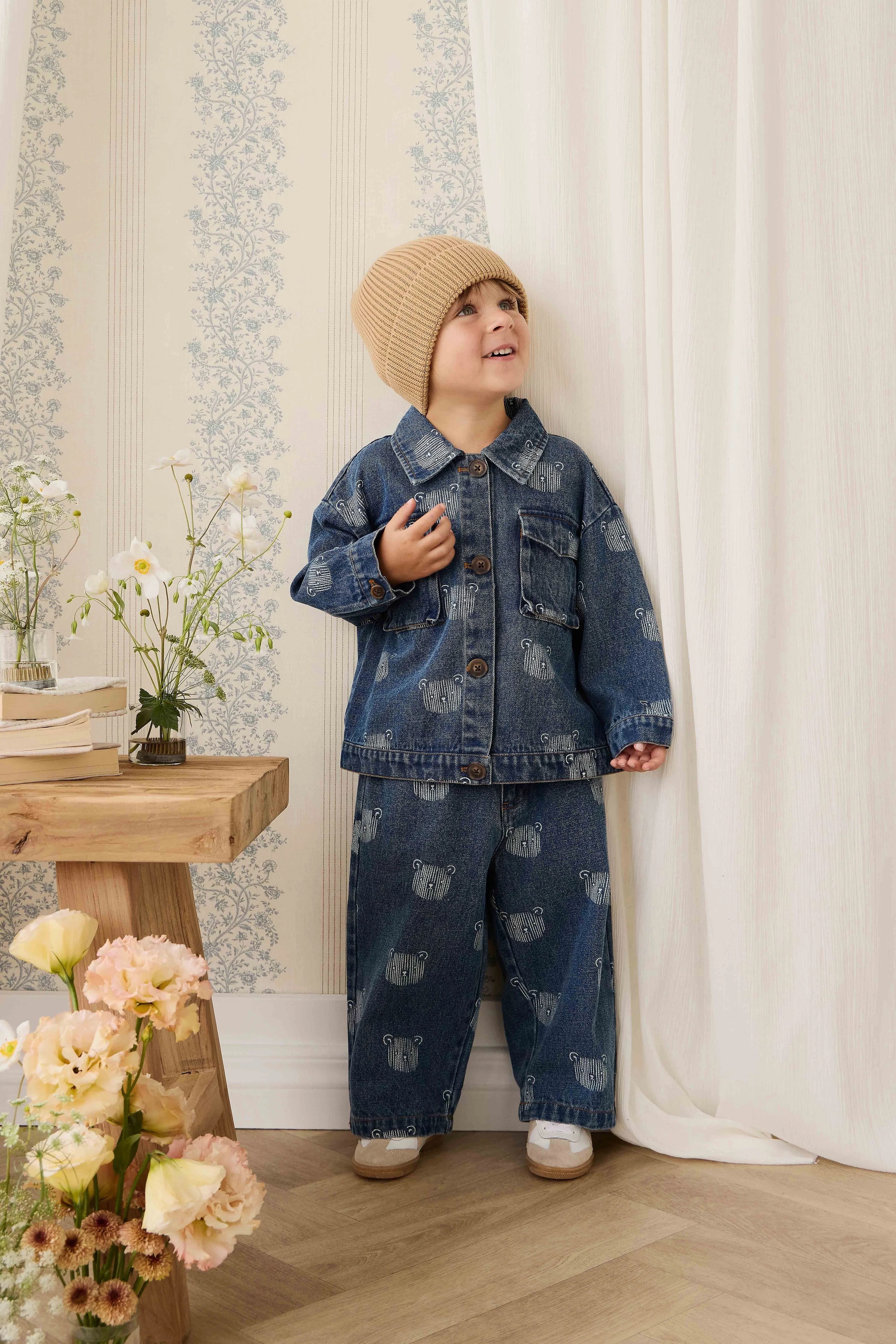 【預購】JAMIE KAY -Linus Denim Pant（Teddy Face Denim）