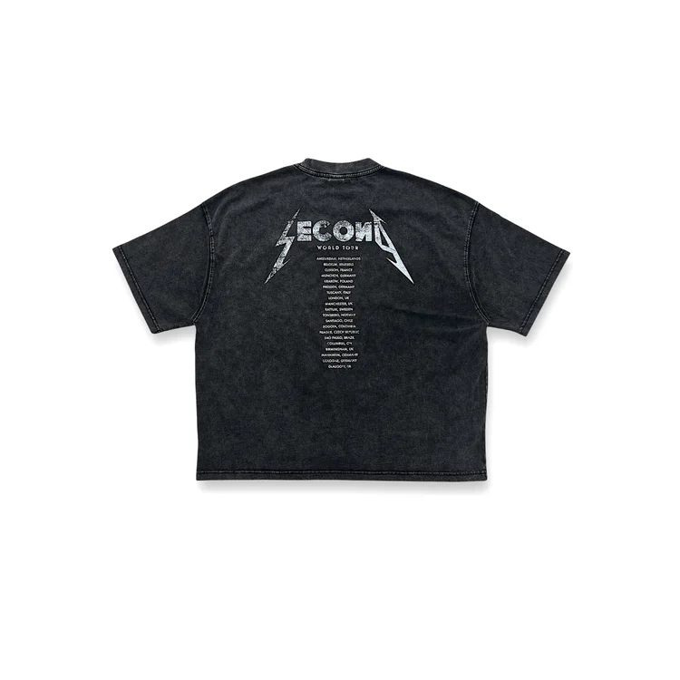 2nd Closet “FREEDAMN FOR ALL” WASHED BOXY T-SHIRT | TE32