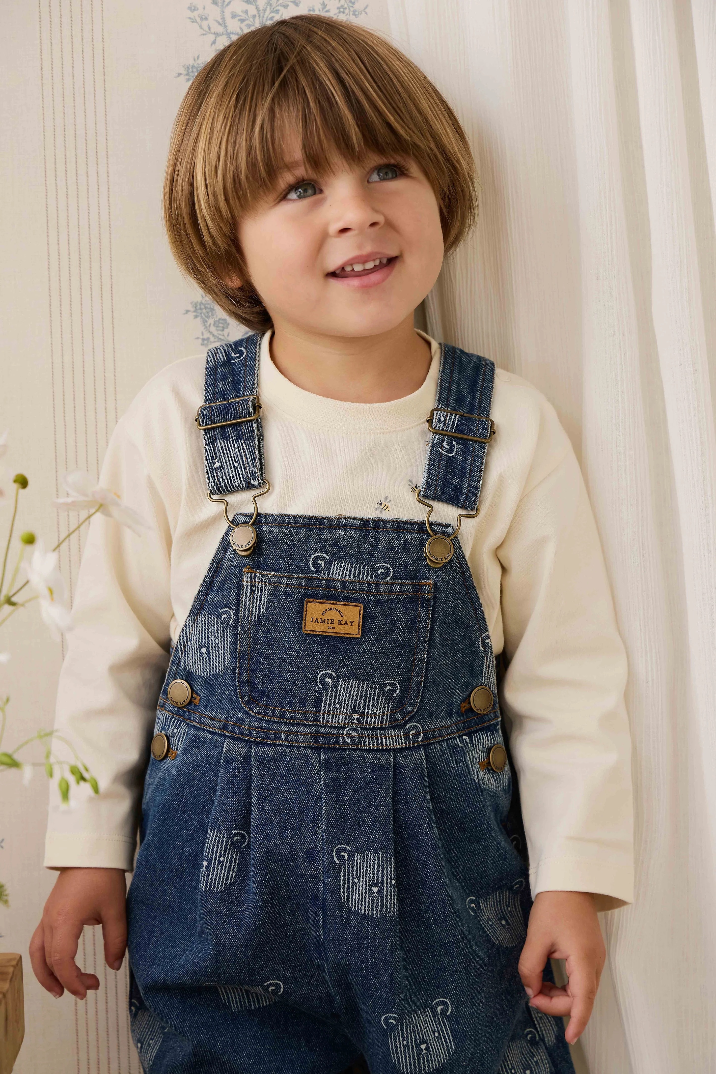 【預購】JAMIE KAY -Wilson Overall（Teddy Face Denim）
