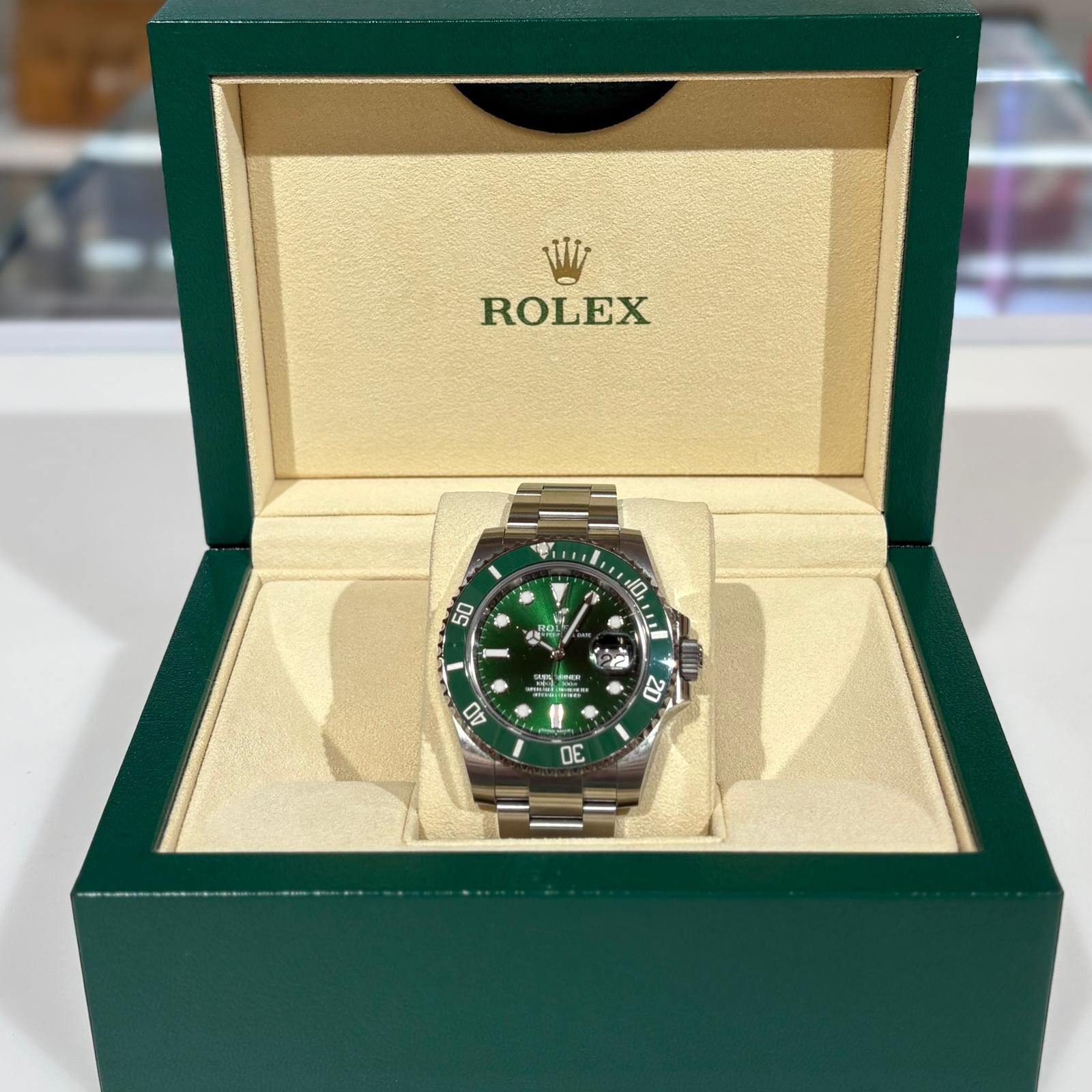全新ROLEX SUBMARINER 40MM 綠水鬼 116610LV #勞力士手錶 #香榭站正品