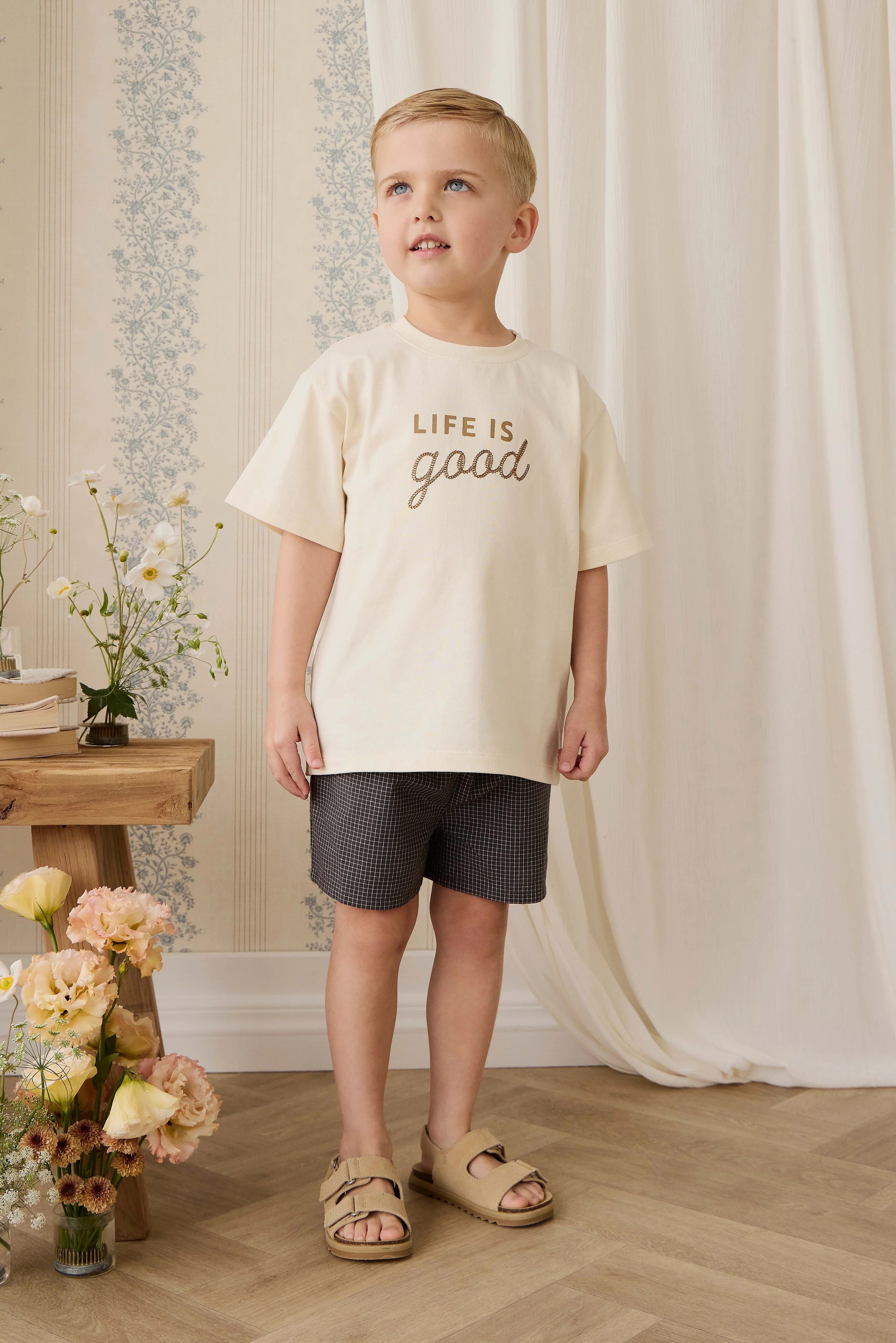 【預購】JAMIE KAY -Organic Cotton Wilder Short（Basalt Grid）