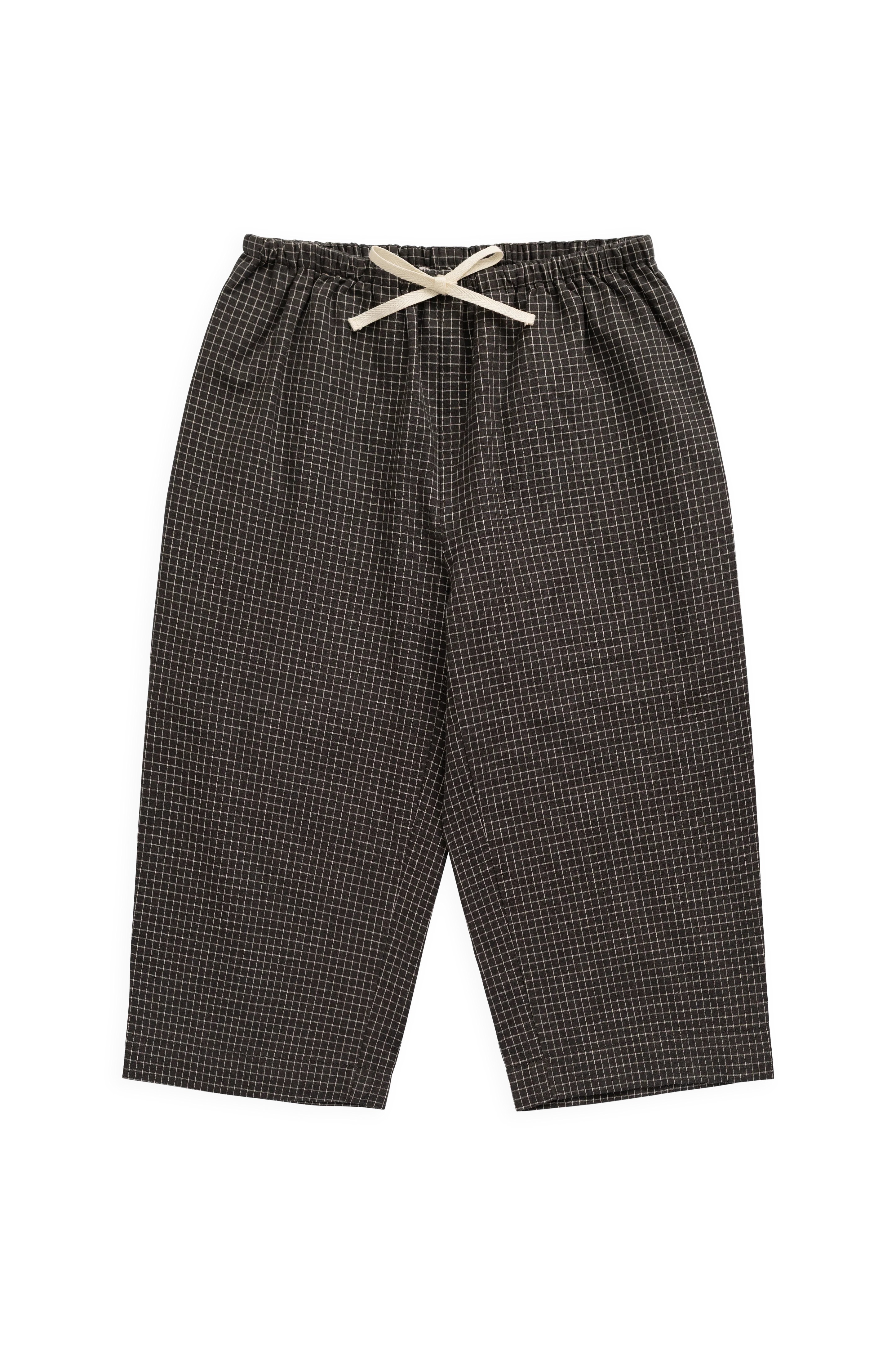 【預購】JAMIE KAY -Organic Cotton Kenji Pant（Basalt Grid）