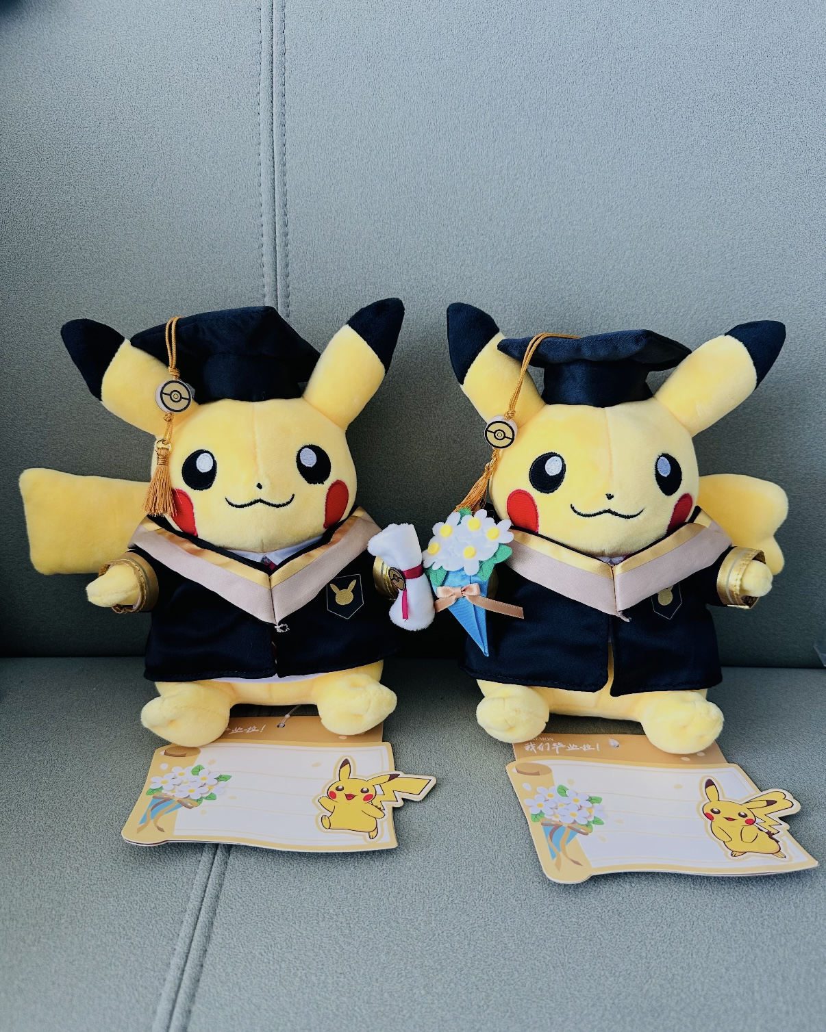 POKÉMON 寶可夢 皮卡丘 我們畢業啦系列 娃娃 玩偶 公仔 毛絨 吊飾