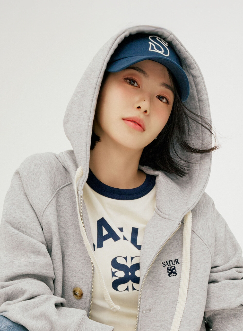 韓國 SATUR S Logo Vintage Casual Ball Cap (5 Colours)