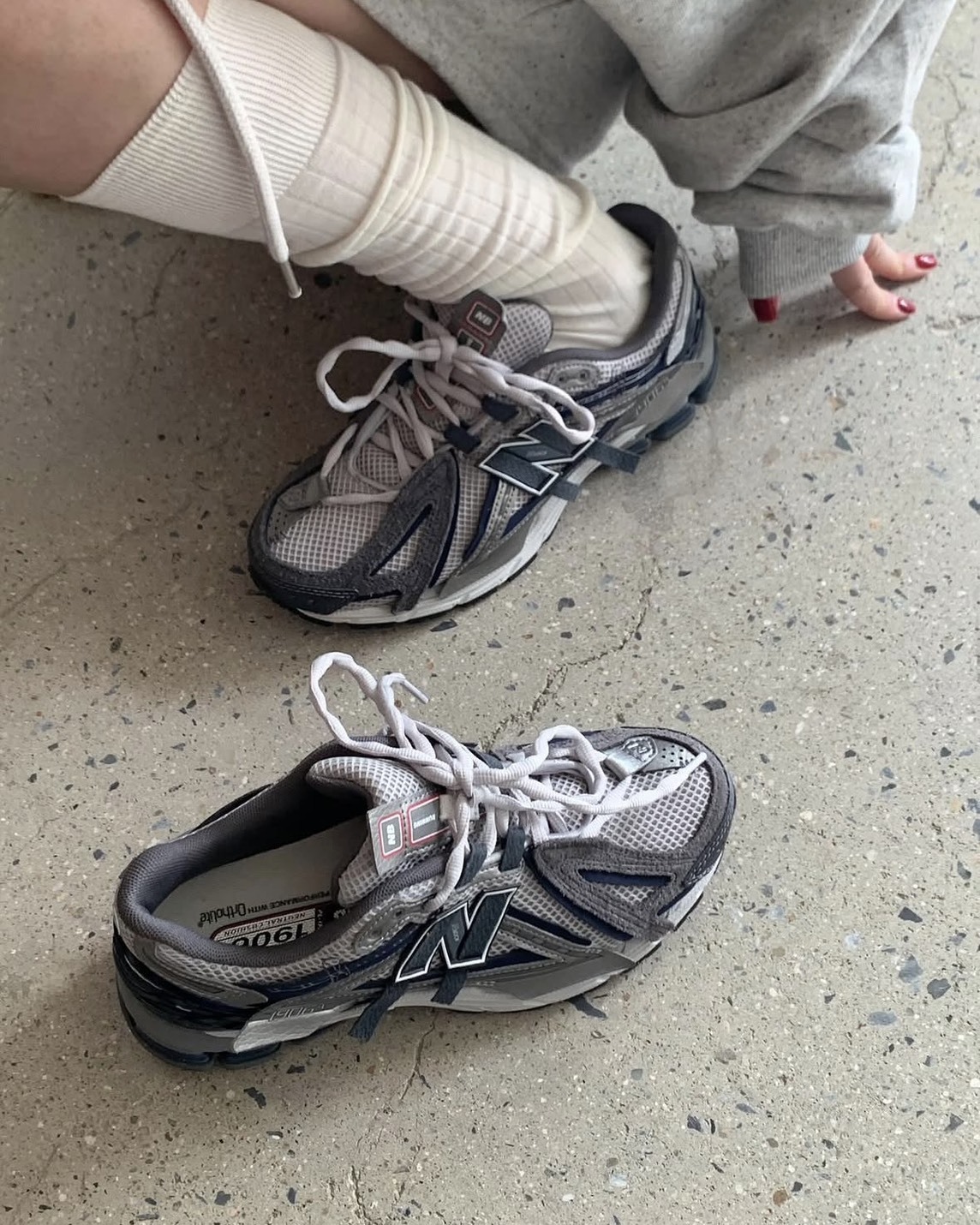 New Balance NB 1906 破壞 解構鞋 午夜灰藍