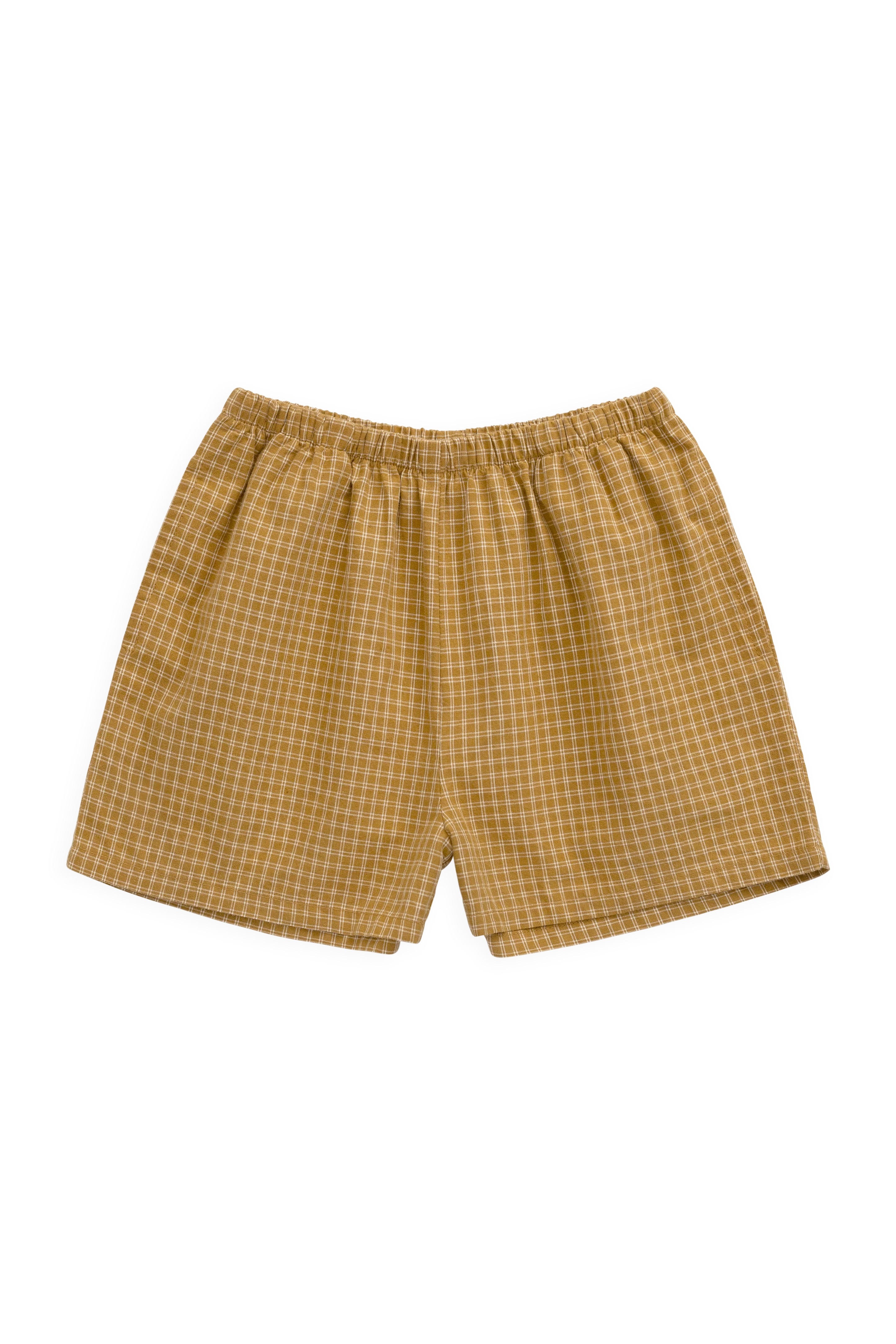 【預購】JAMIE KAY -Organic Cotton Wilder Short（Windowpane Check Buckwheat）