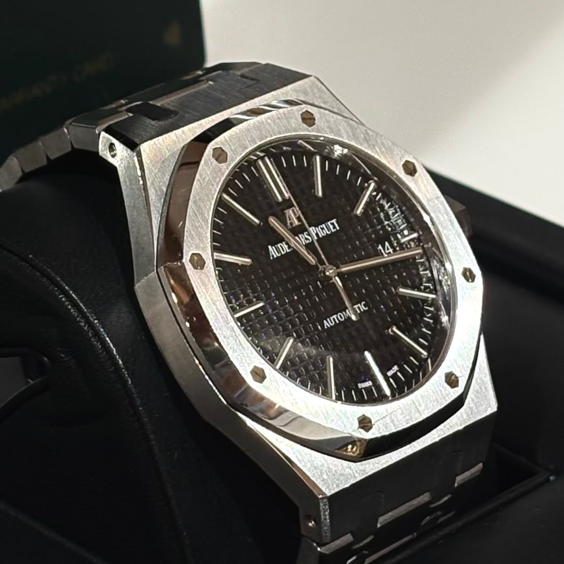 99%NEW AUDEMARS PIGUET 41MM ROYAL OAK 黑面 15400ST #AP手錶 #愛彼皇家橡樹 #香榭站正品