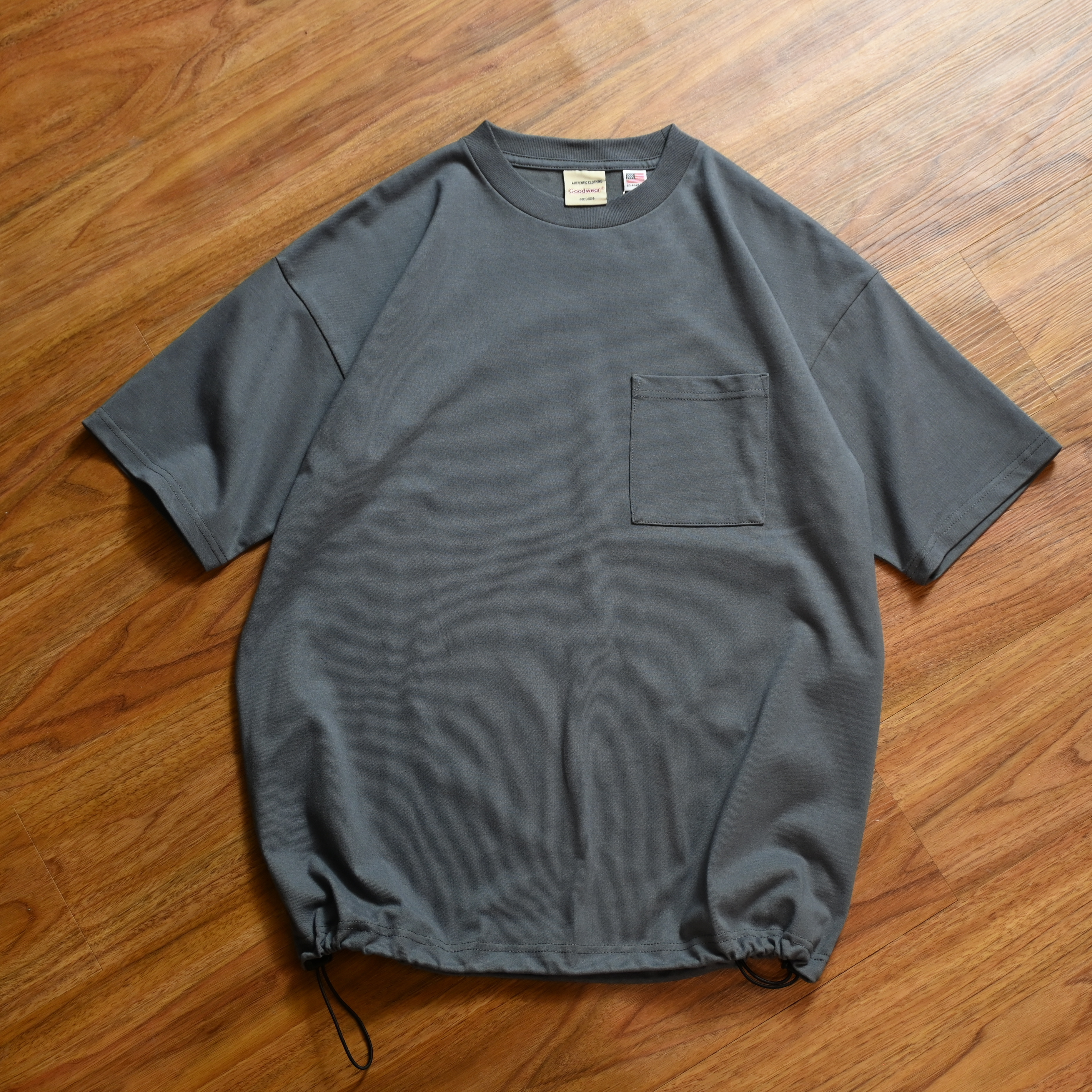 Goodwear Japan QuicK Dry Draw Cord Big Pocket Tee