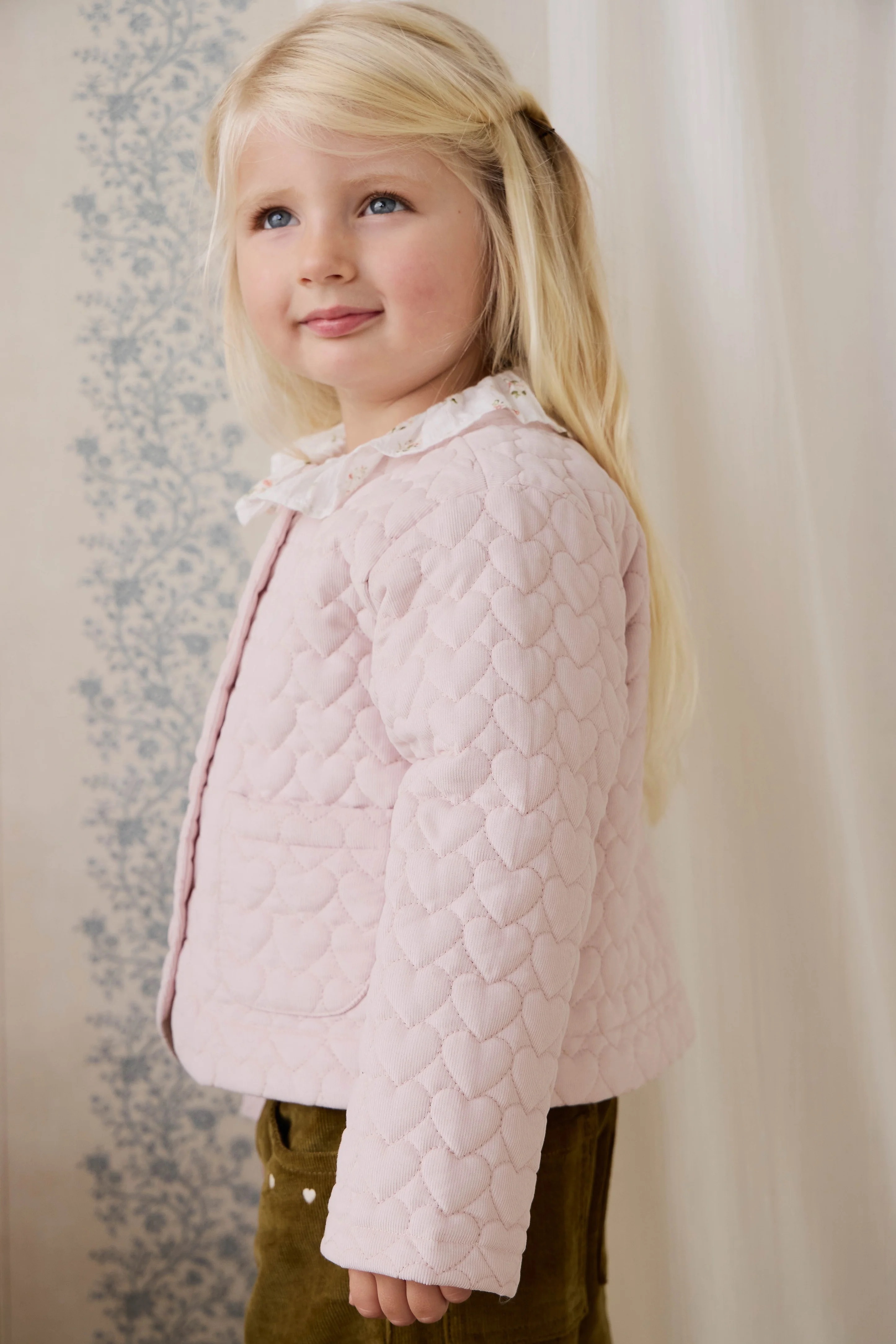 【預購】JAMIE KAY -Elara Pincord Jacket（Soft Misty Rose）