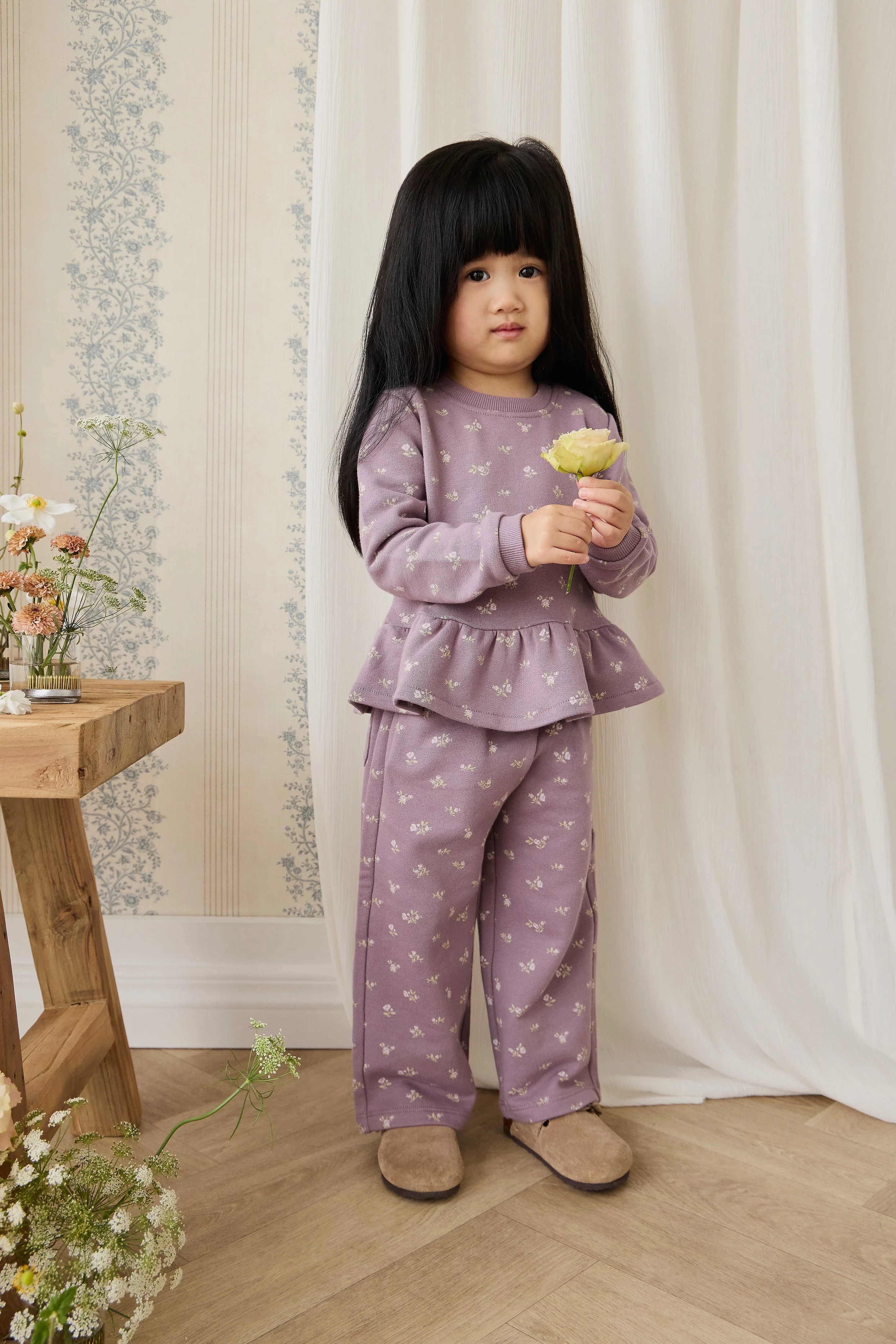 【預購】JAMIE KAY -Organic Cotton Emiko Pant（Isla Plum）