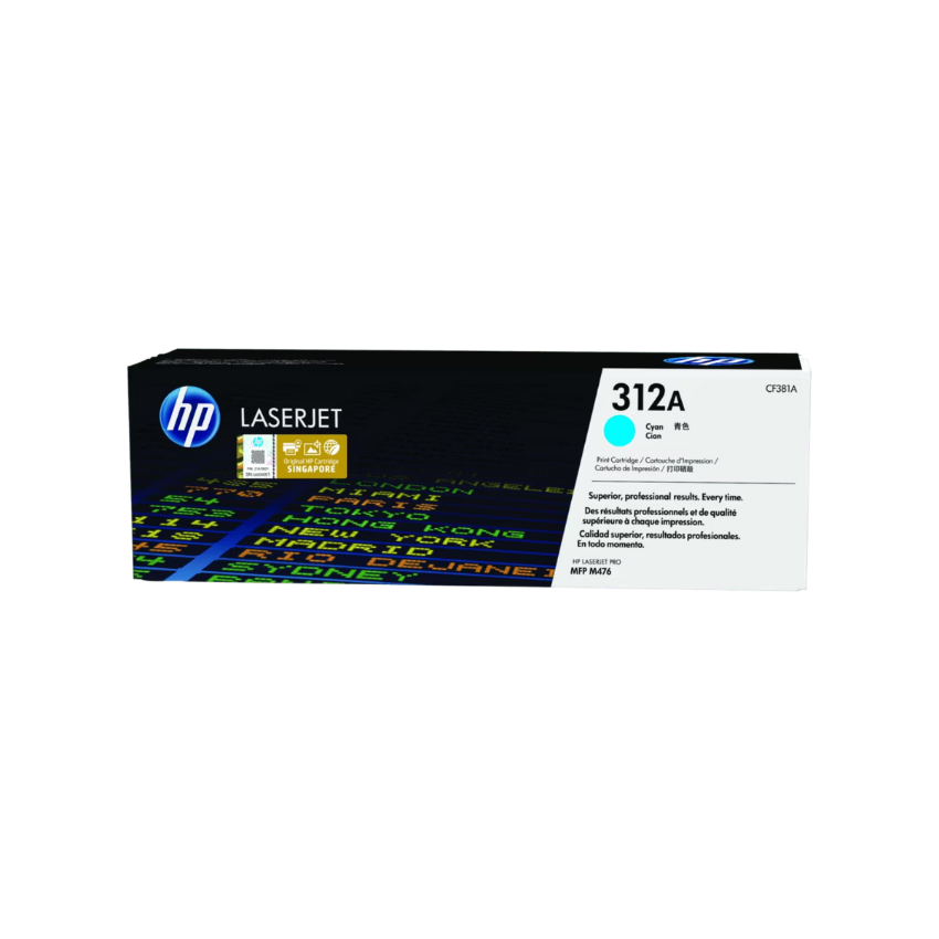 HP 312A 靛藍 LaserJet 碳粉盒 (CF381A)
