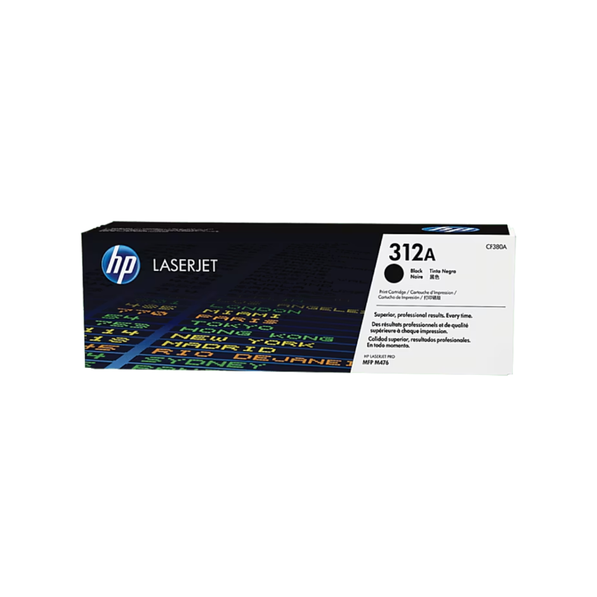 HP 312A 黑色 LaserJet 碳粉盒 (CF380A)