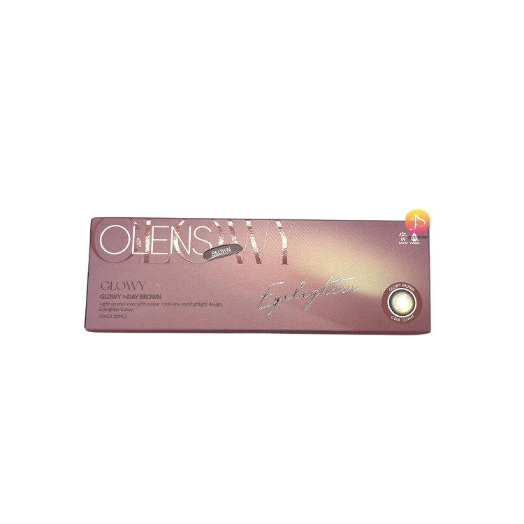 OLENS Eyelighter Glowy 1 Day (Brown)(20片)