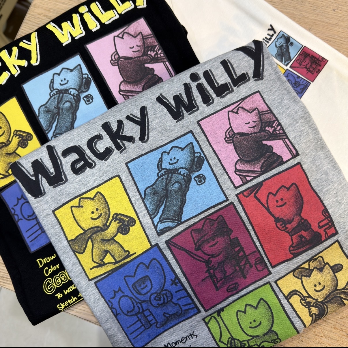 【現貨】Wacky willy 九宮格漫畫圖樣 短tee WA2602ST12