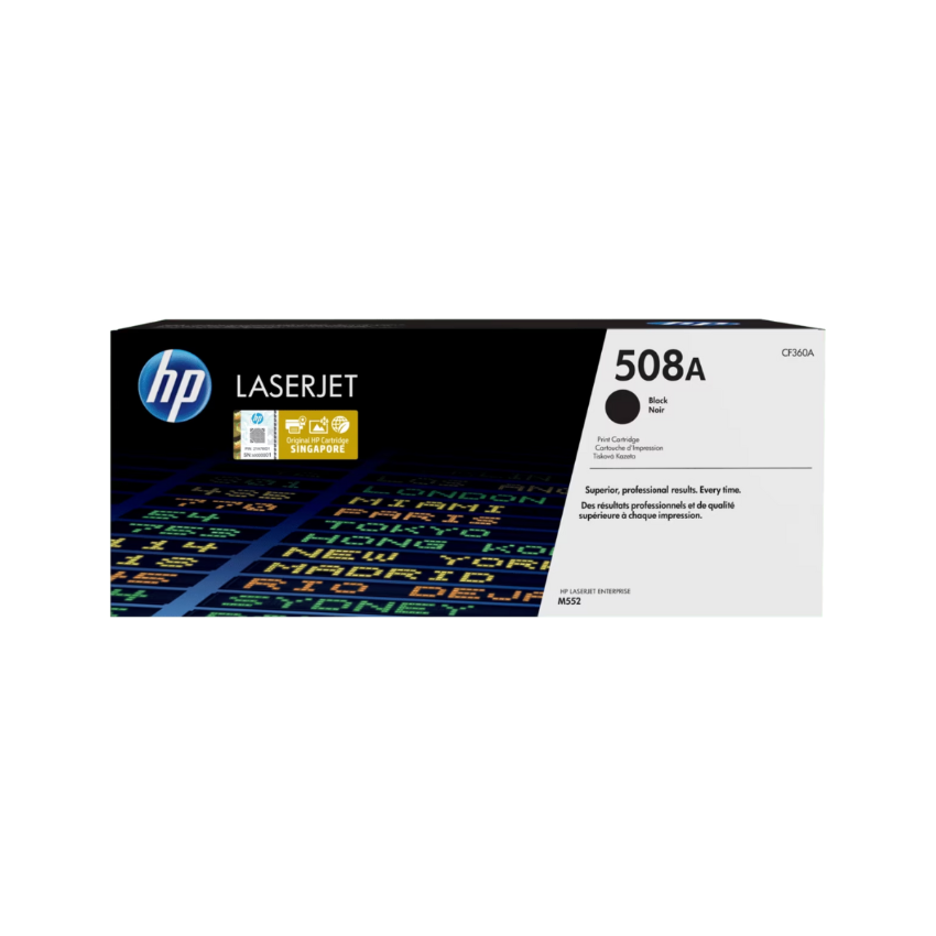HP 508A 黑色原廠 LaserJet 碳粉盒 (CF360A)
