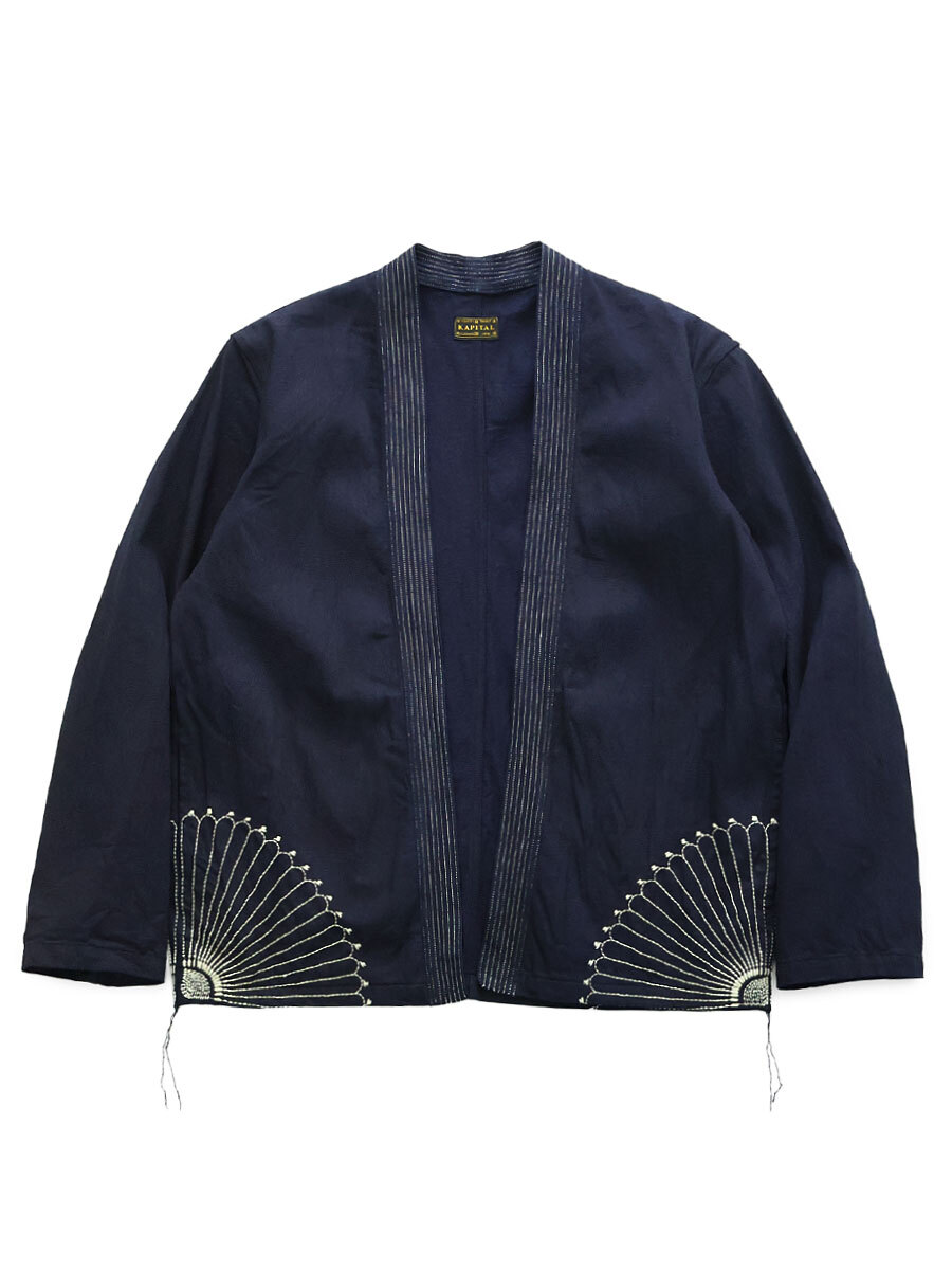 2026SS KAPITAL 8oz IDG x IDG Denim KAKASHI Shirt 風呂敷刺繍 開襟 現貨 EK-1084LS