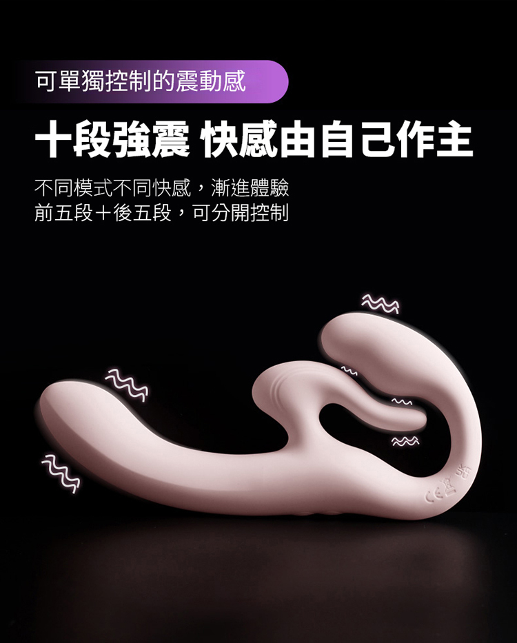 Roomfun|維納斯之環 雙頭環震按摩棒