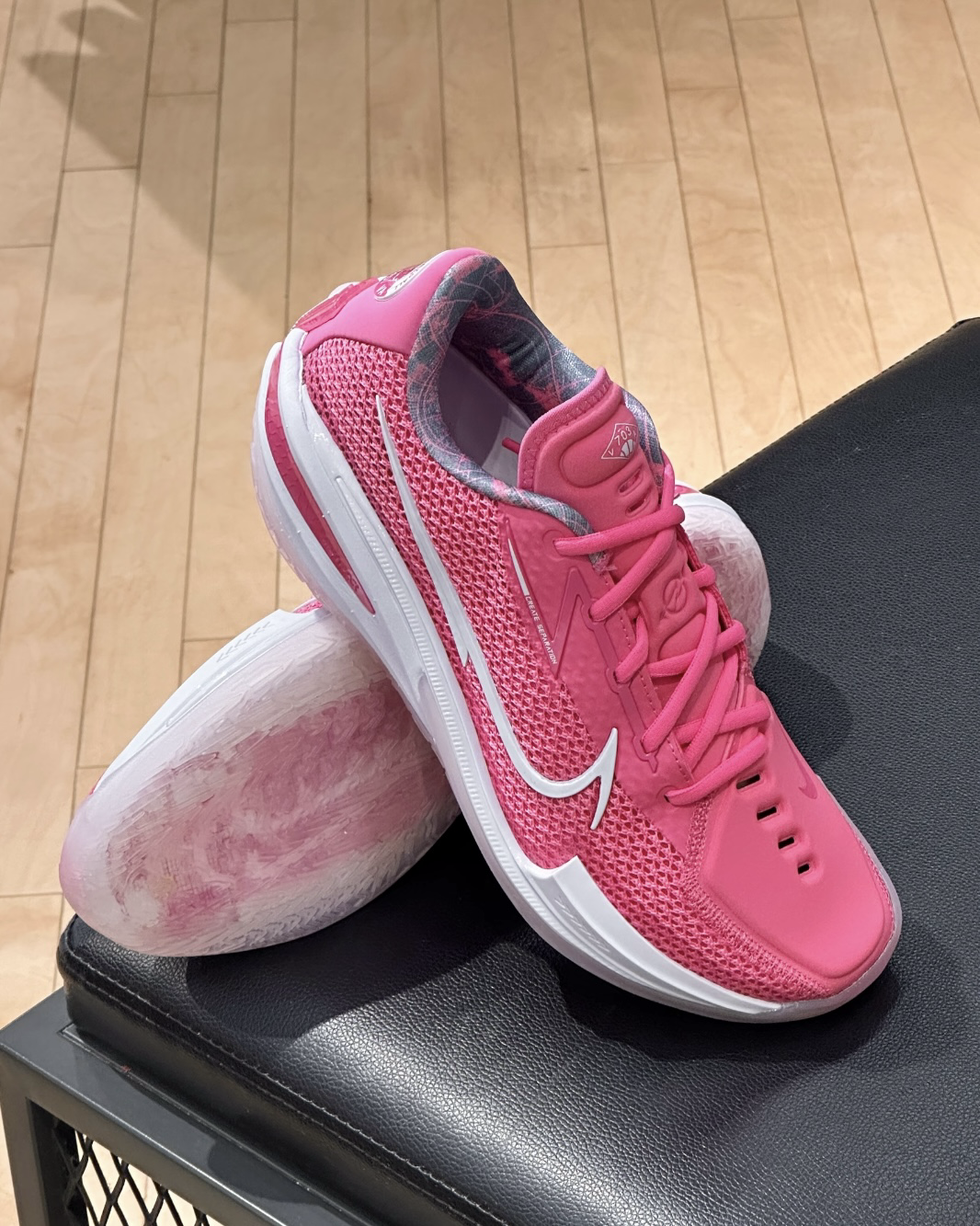 NIKE AIR ZOOM G.T. CUT EP UNSEEN HOURS 粉白色 實戰籃球鞋 男鞋