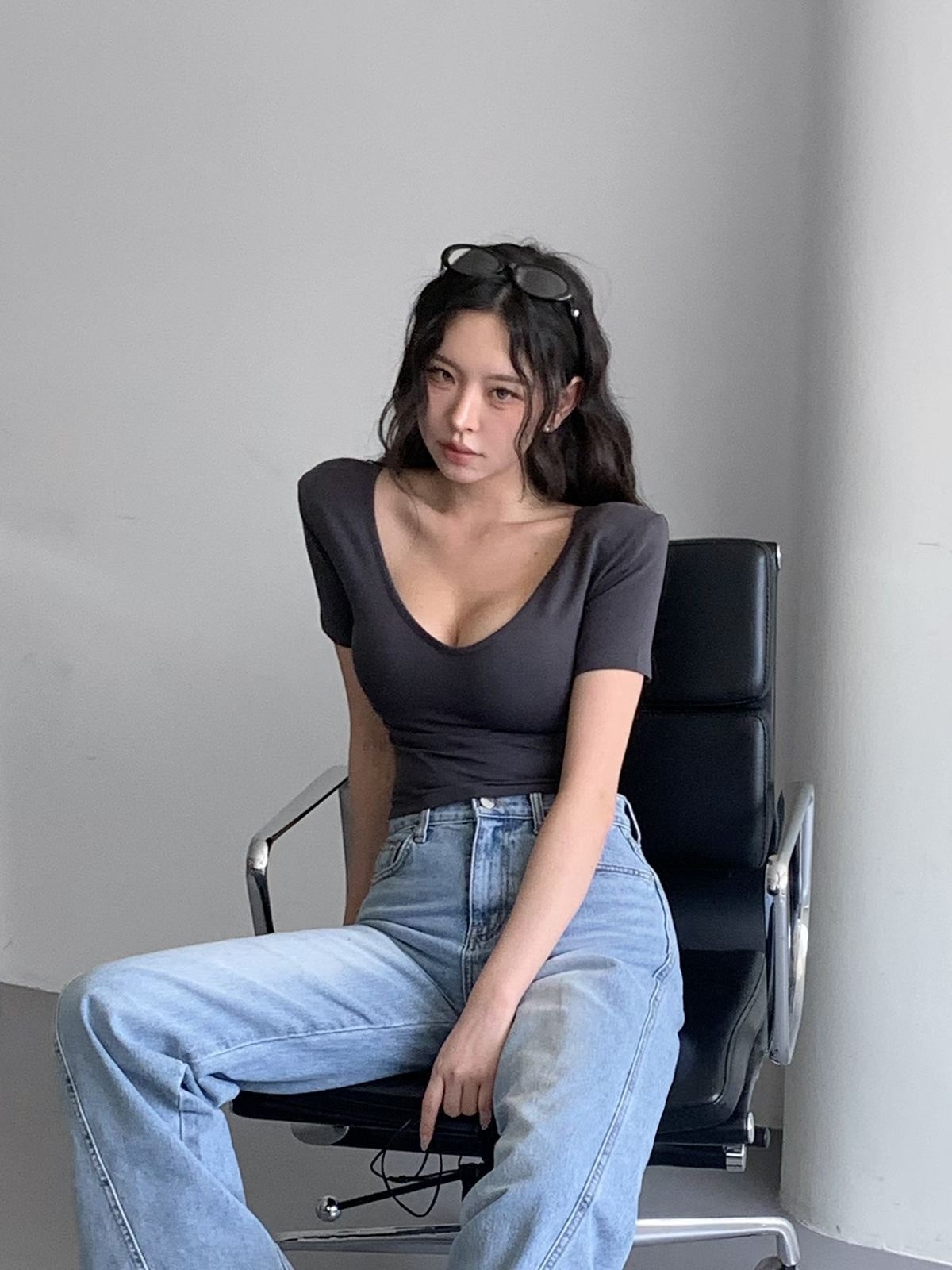 極親膚V領素T