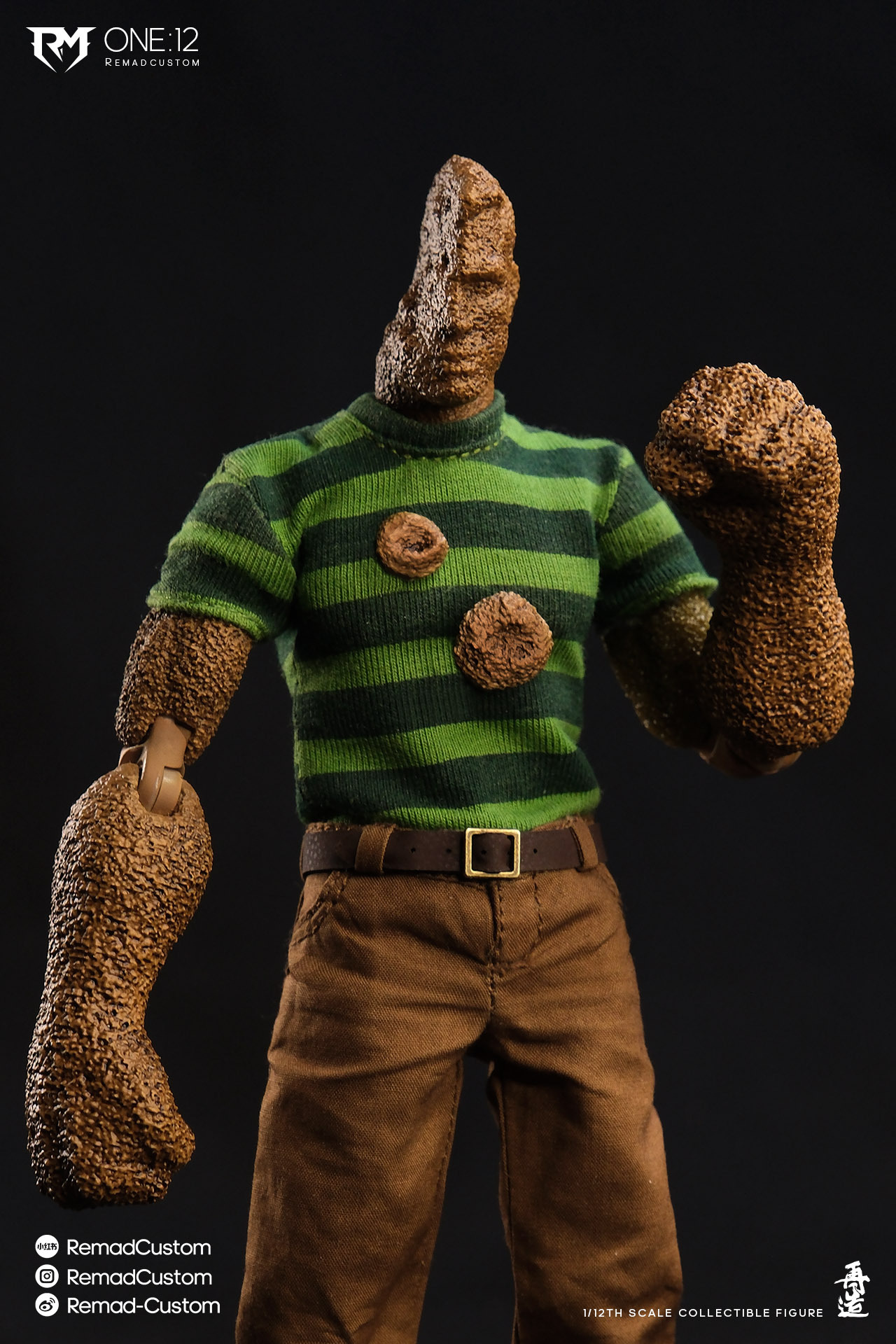 Remad Custom 1/12 Sand Mutant Action Figure -Deluxe Edi