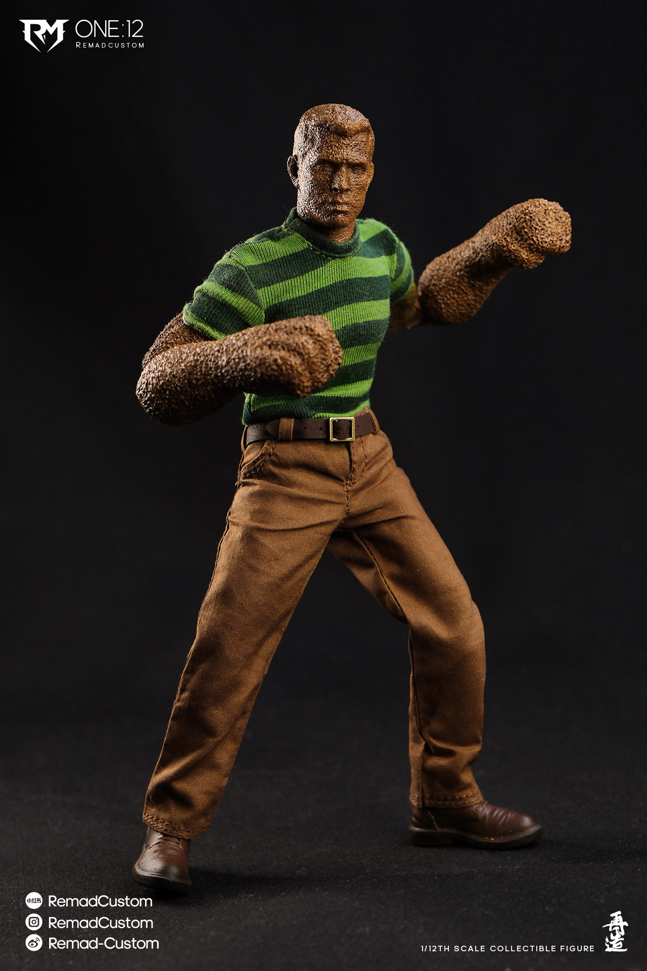 Remad Custom 1/12 Sand Mutant Action Figure -Deluxe Edi