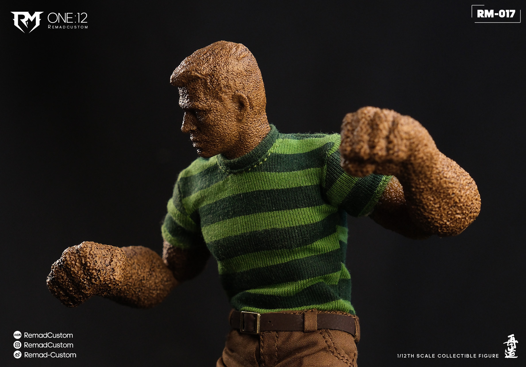 Remad Custom 1/12 Sand Mutant Action Figure -Deluxe Edi
