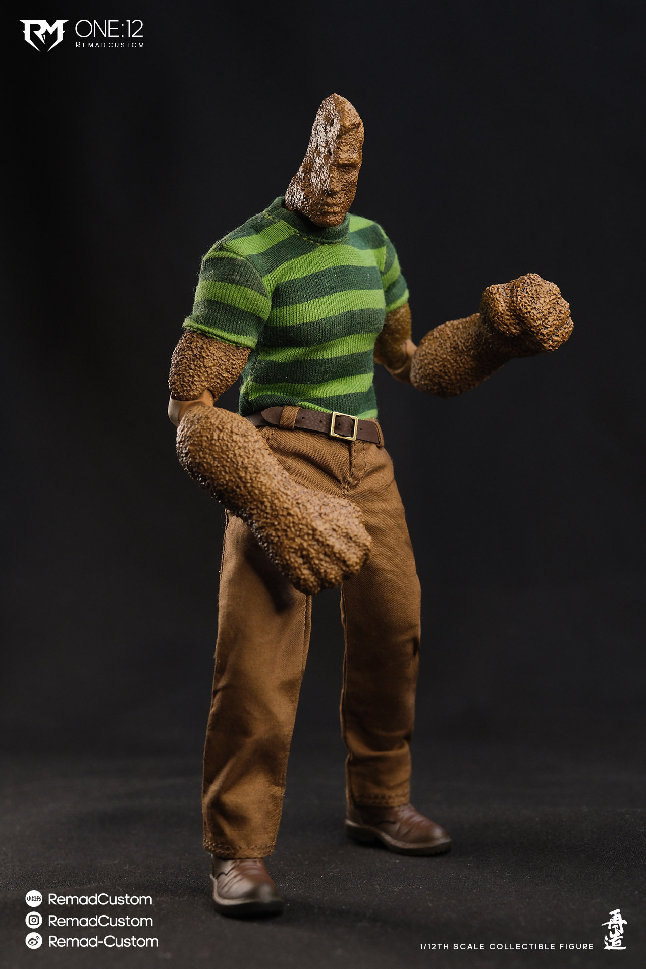 Remad Custom 1/12 Sand Mutant Action Figure -Deluxe Edi
