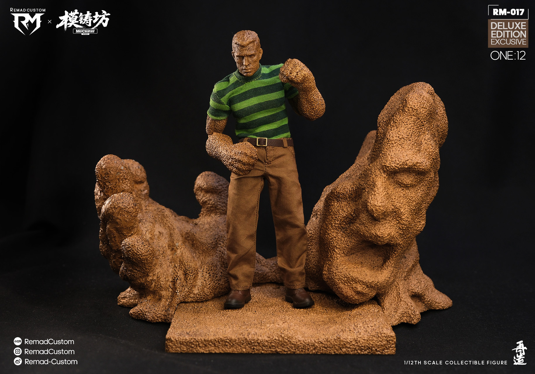 Remad Custom 1/12 Sand Mutant Action Figure -Deluxe Edi